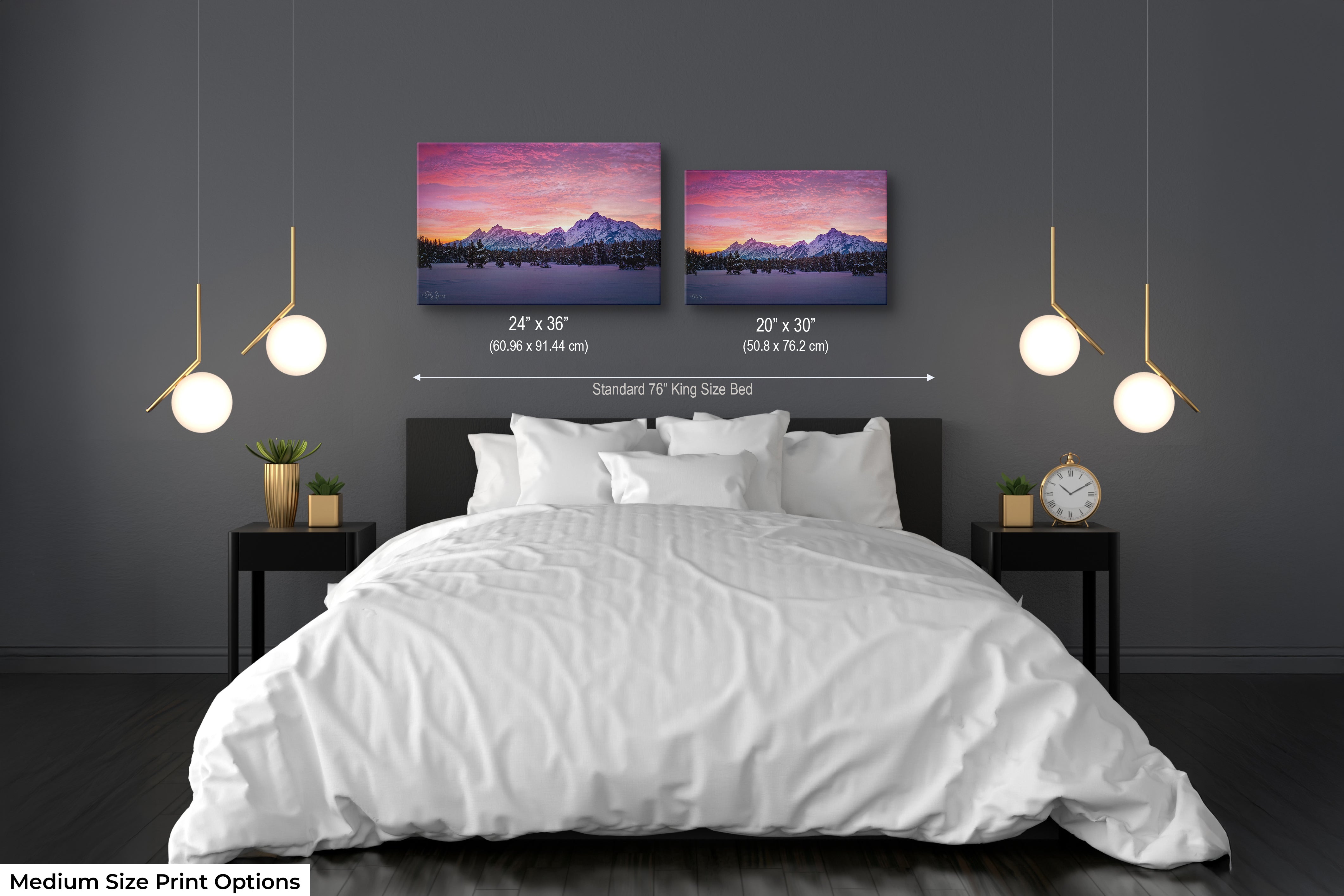 “Winter’s Hallelujah” - Grand Teton National Park Sunset Fine Art Print