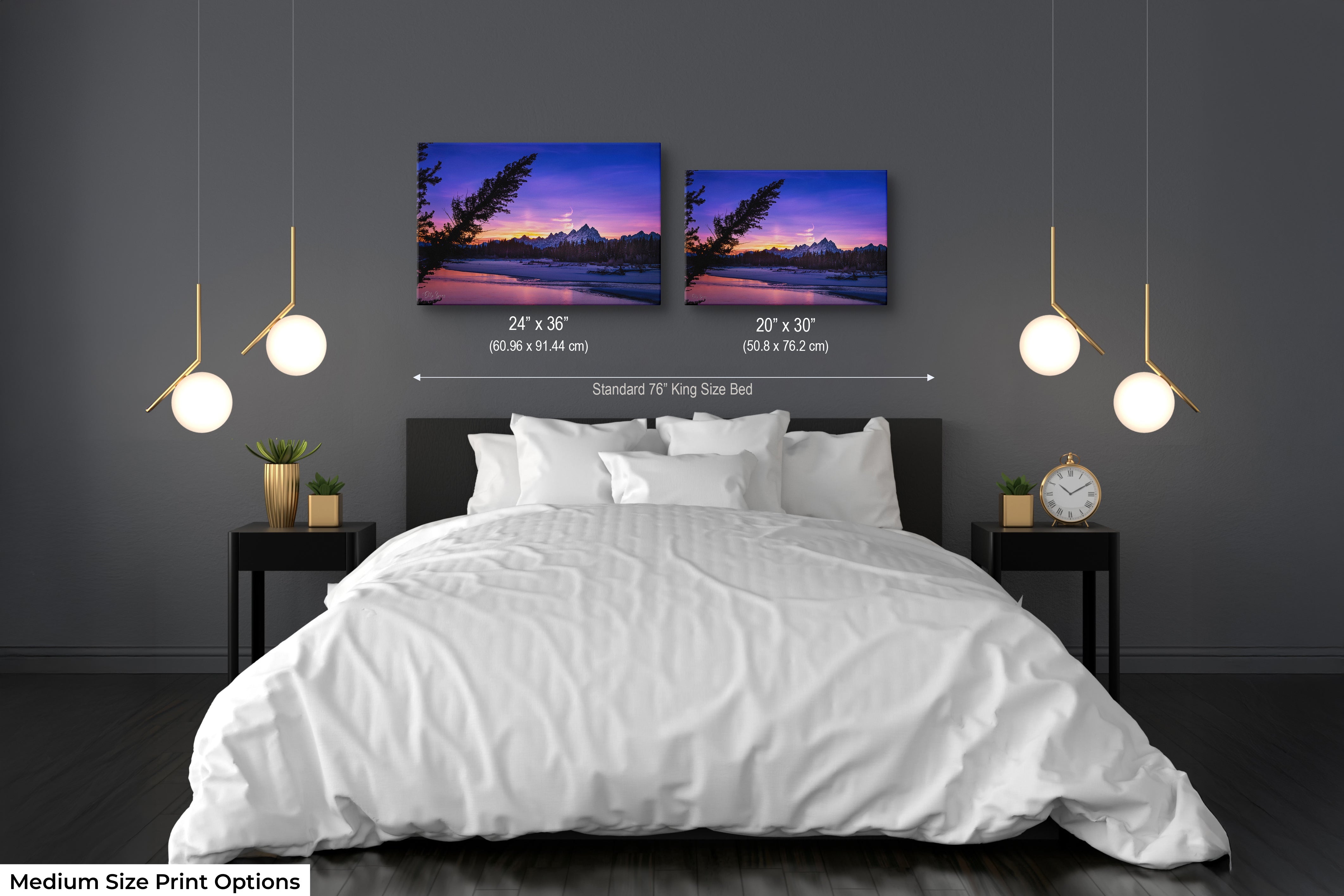 “Twilight Majesty" - Grand Teton Reflections Fine Art Print