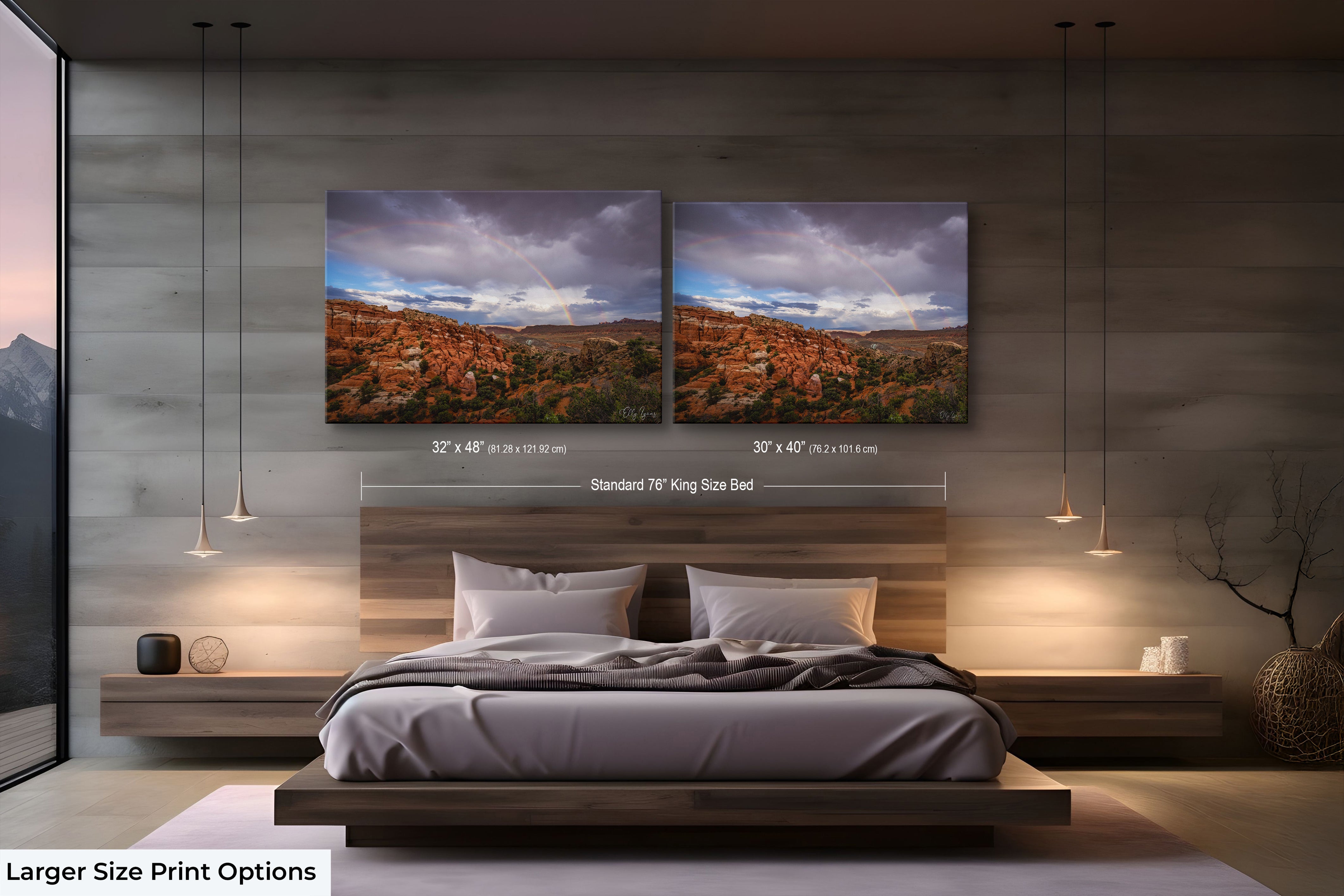 “Rainbow Majesty In The Desert" - Arches National Park  Fine Art Print