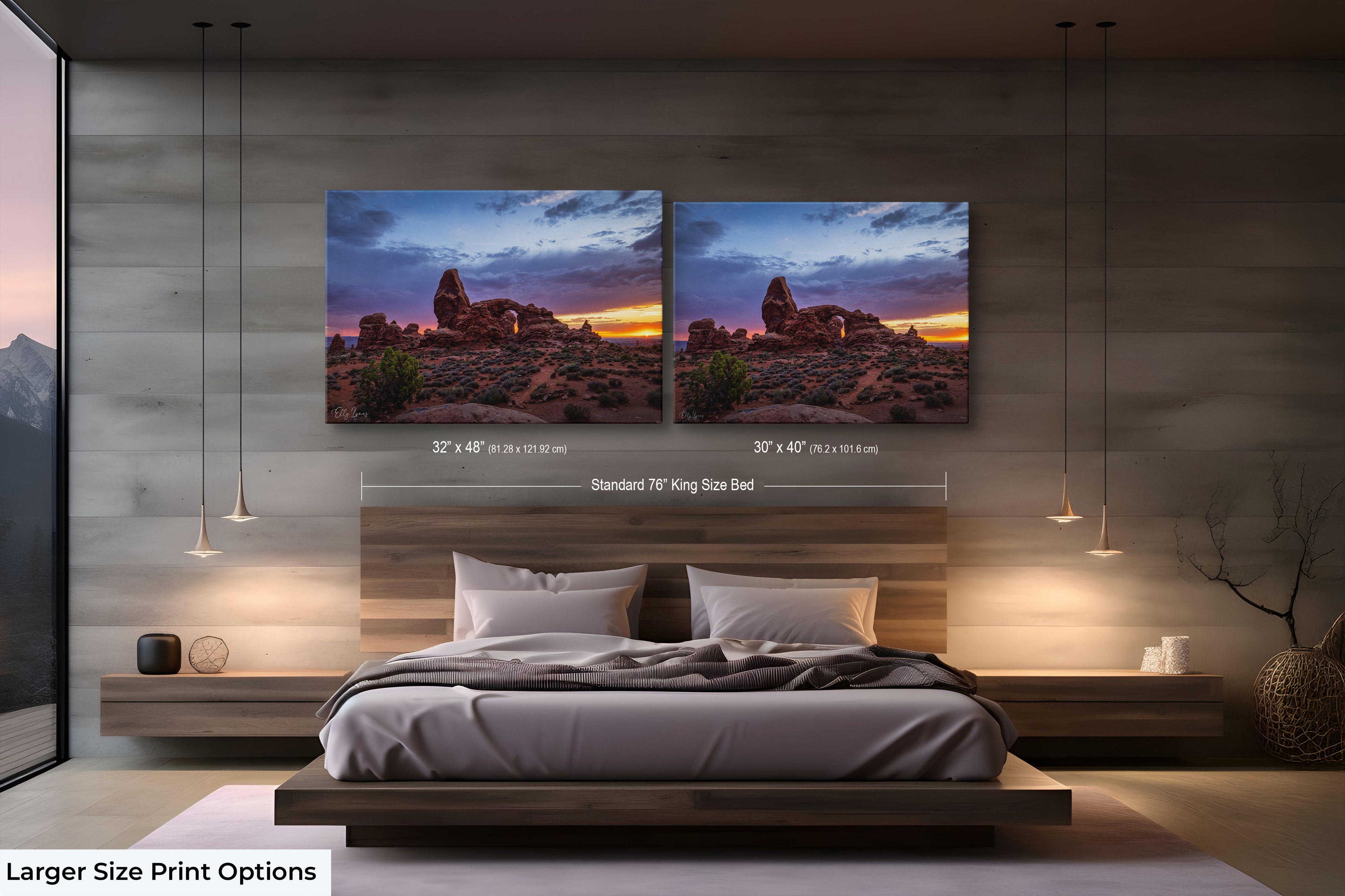 “Red Rock Radiance" -  Arches National Park Sunset Fine Art Print