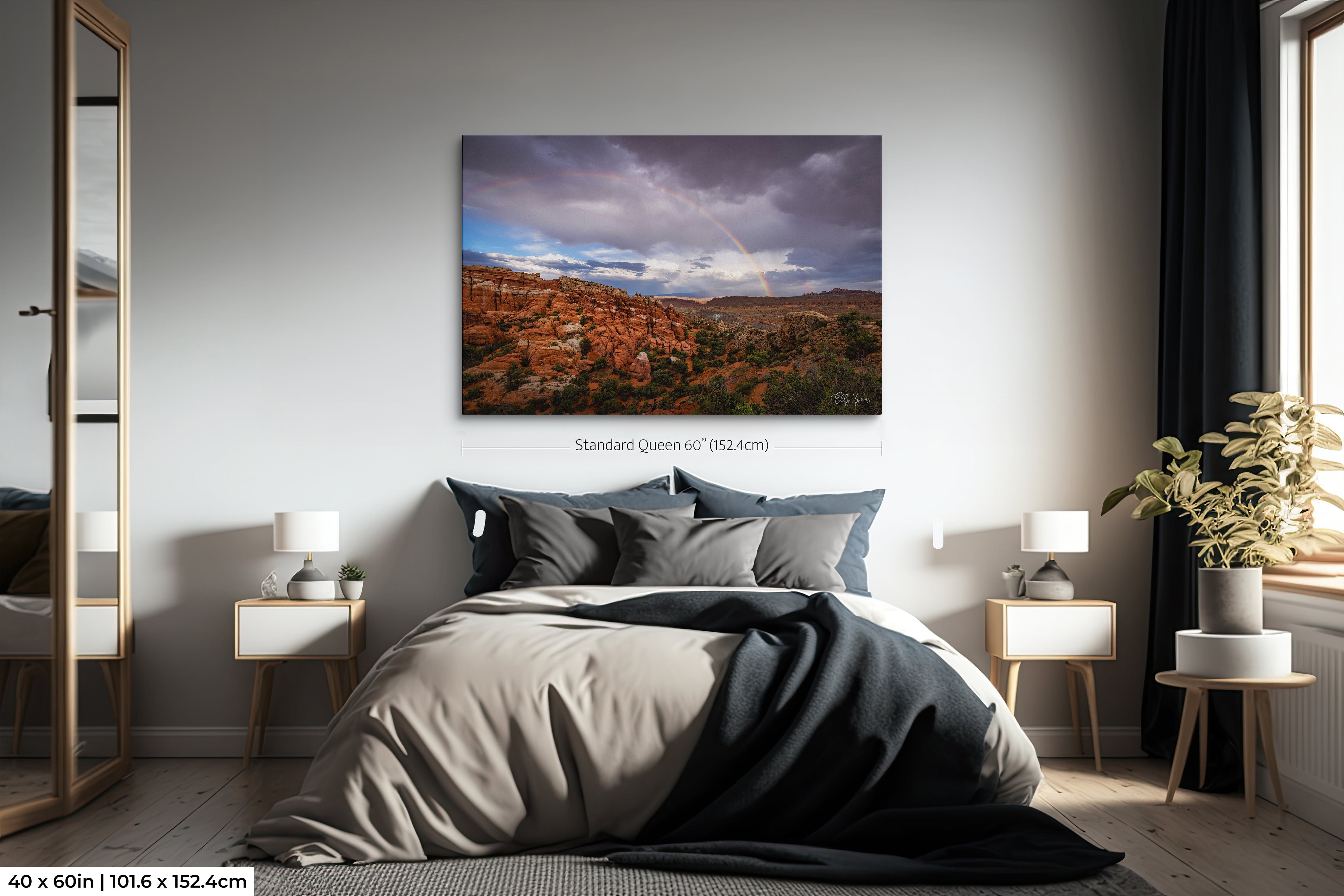 “Rainbow Majesty In The Desert" - Arches National Park  Fine Art Print