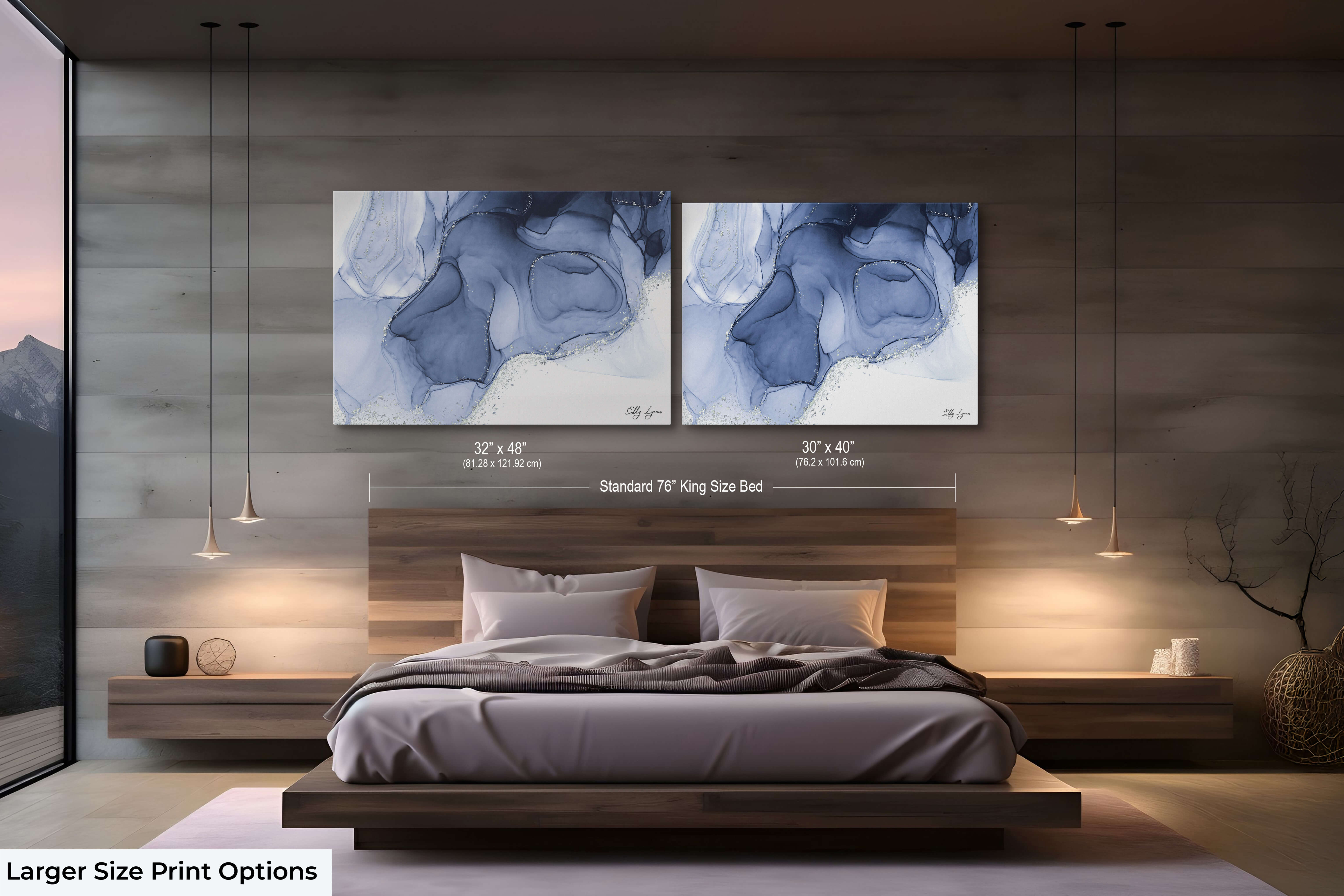 "In the Deep" | Elegant and Refined Abstract Fine Art Print