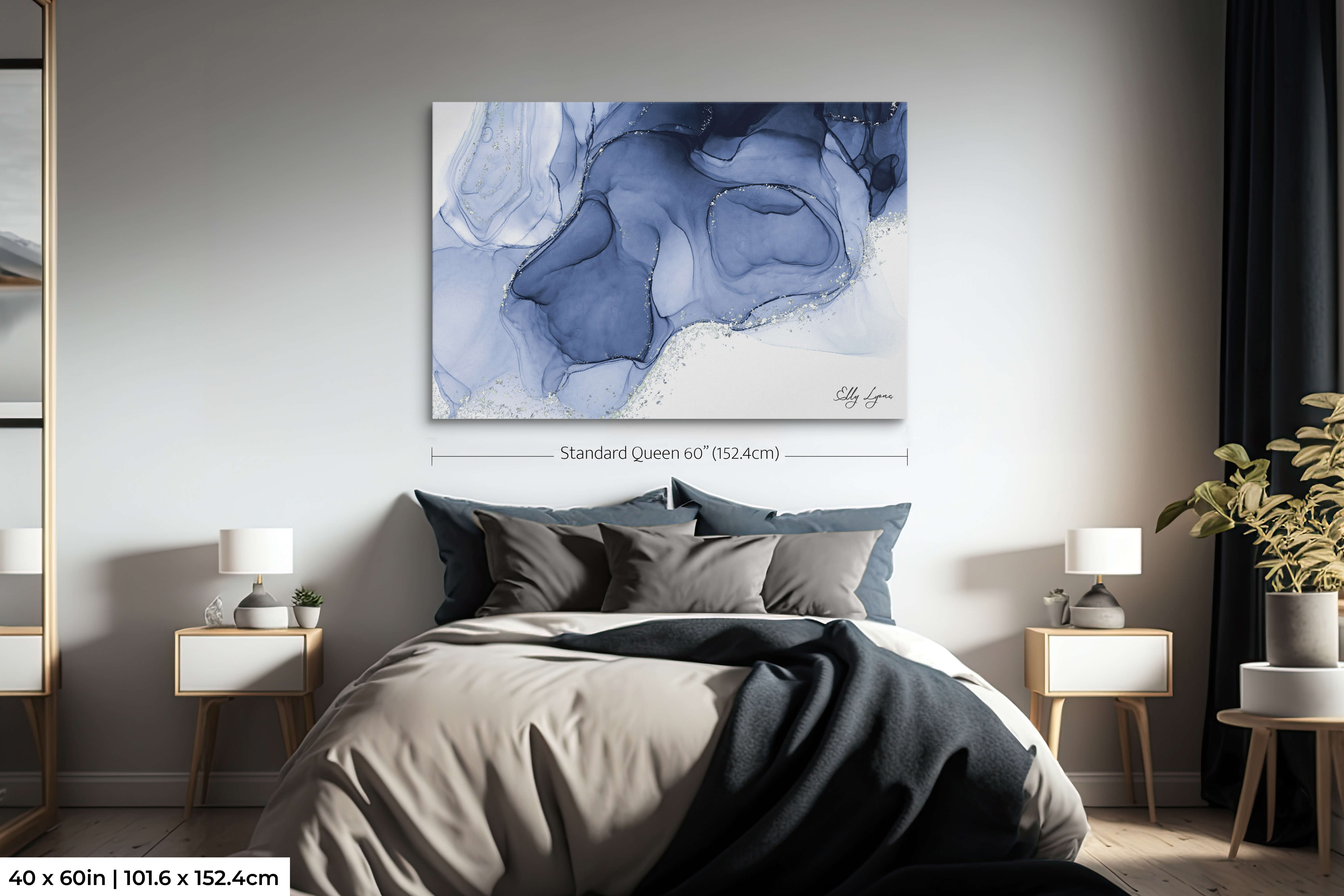 "In the Deep" | Elegant and Refined Abstract Fine Art Print