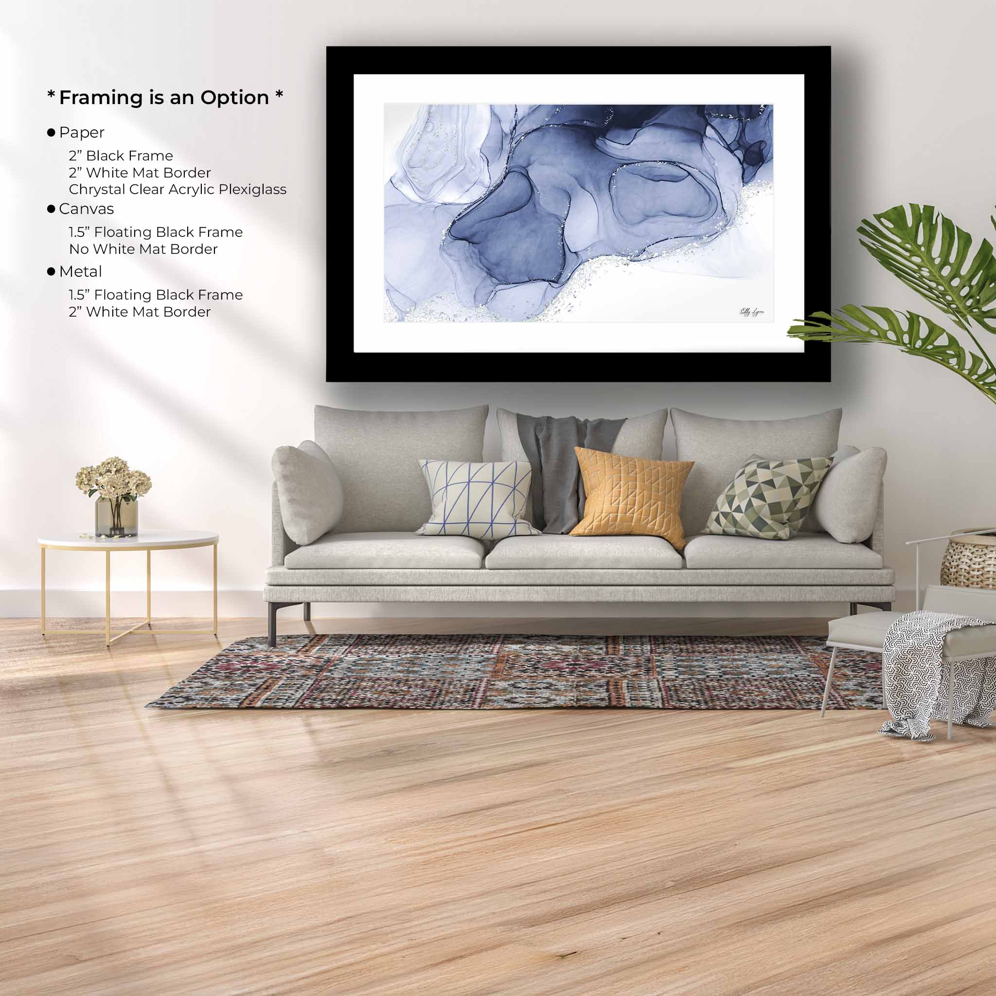 "In the Deep" | Elegant and Refined Abstract Fine Art Print