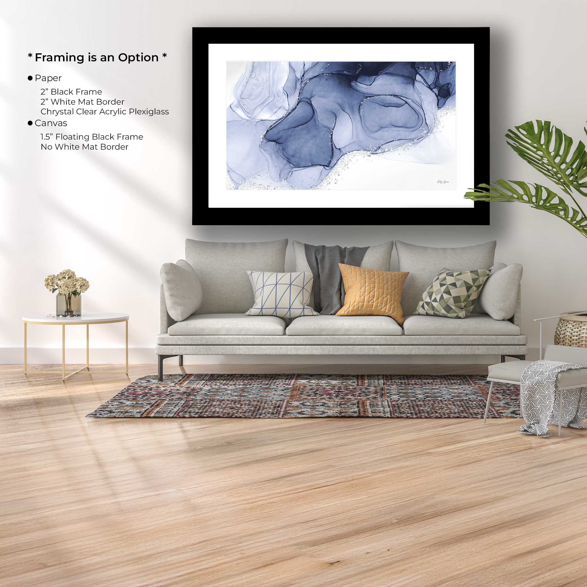 "In the Deep" | Elegant and Refined Abstract Fine Art Print