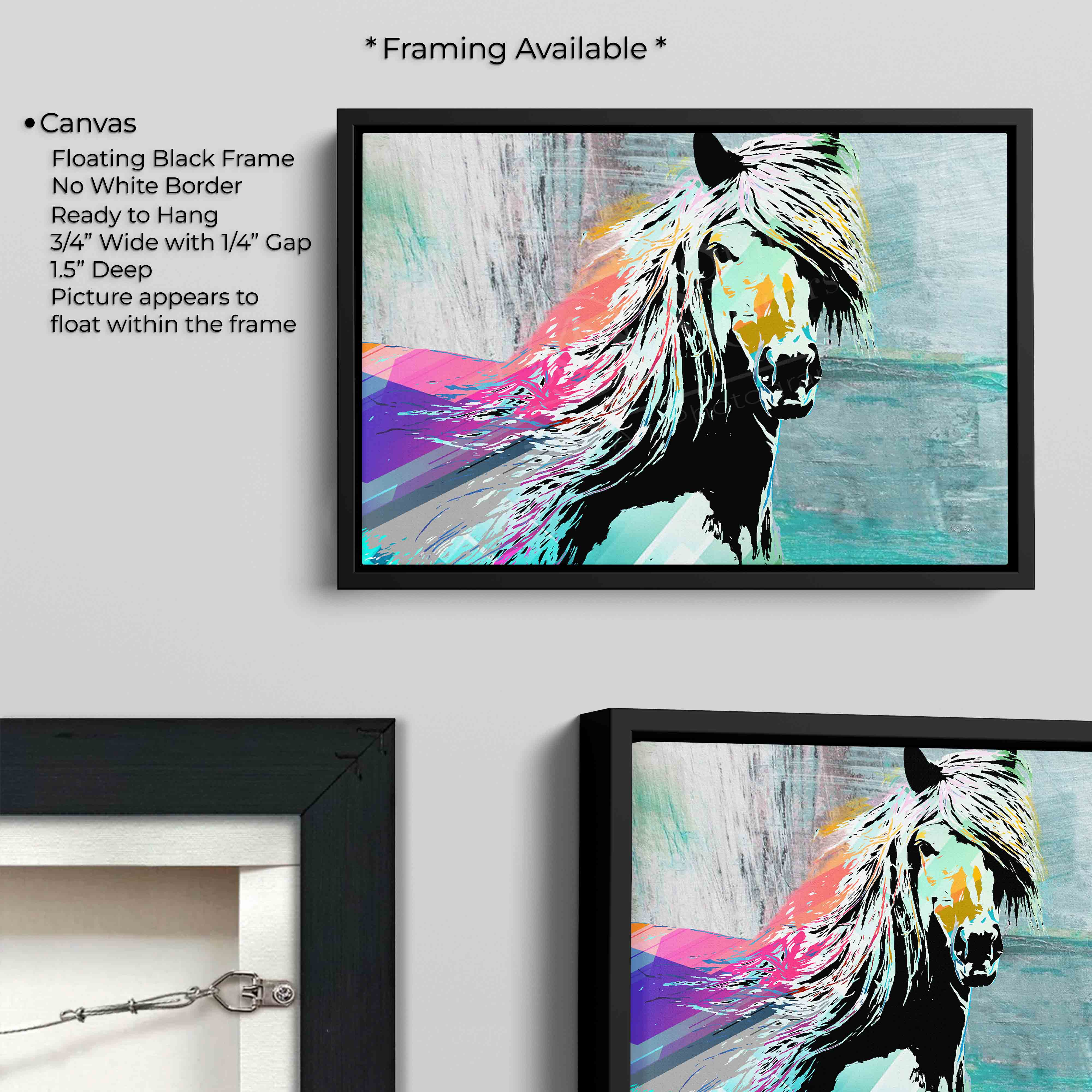 Abstract Horse Print - "Wild Spirit"