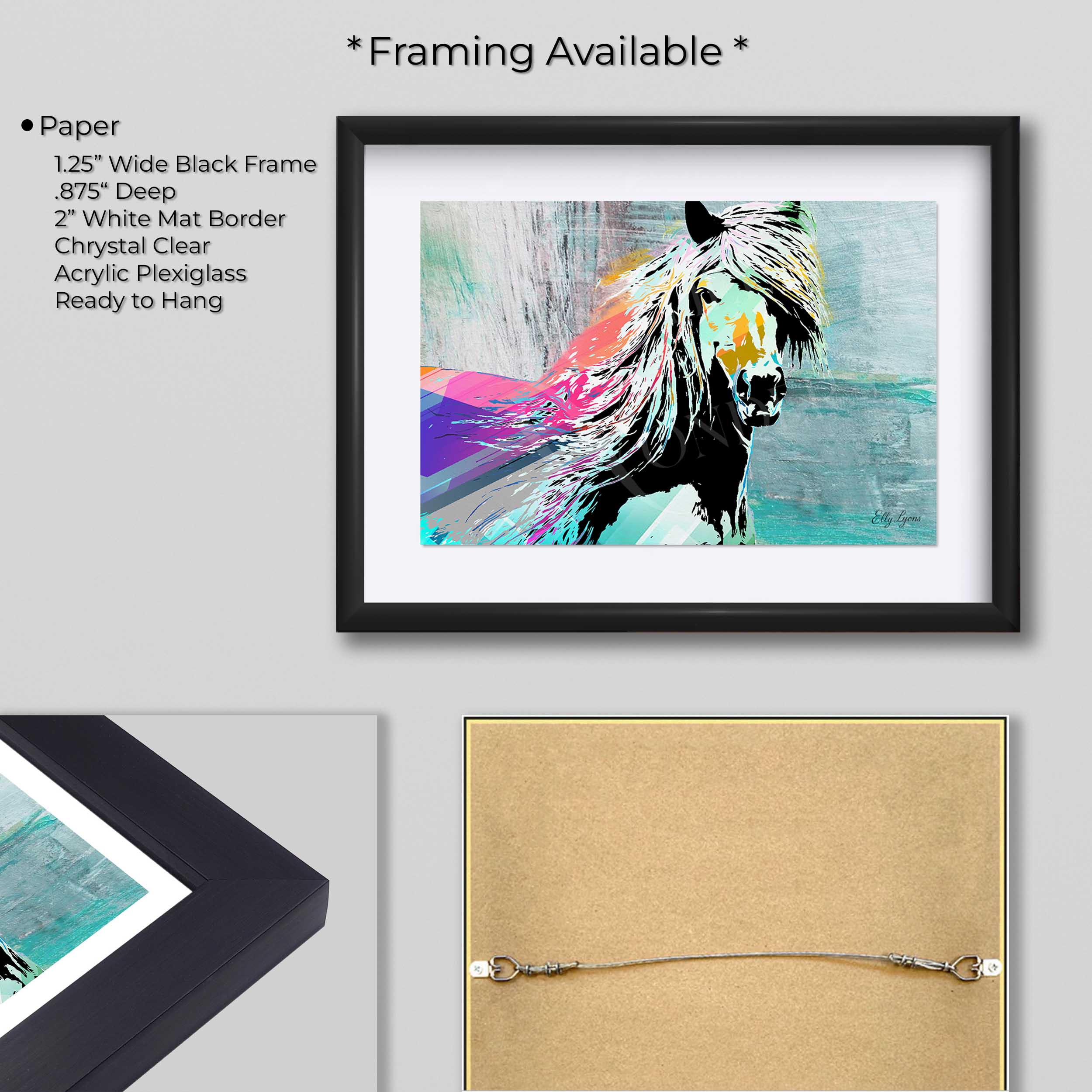 Abstract Horse Print - "Wild Spirit"