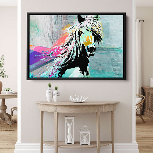 Abstract Horse Art Print – Modern Equestrian Fine Art