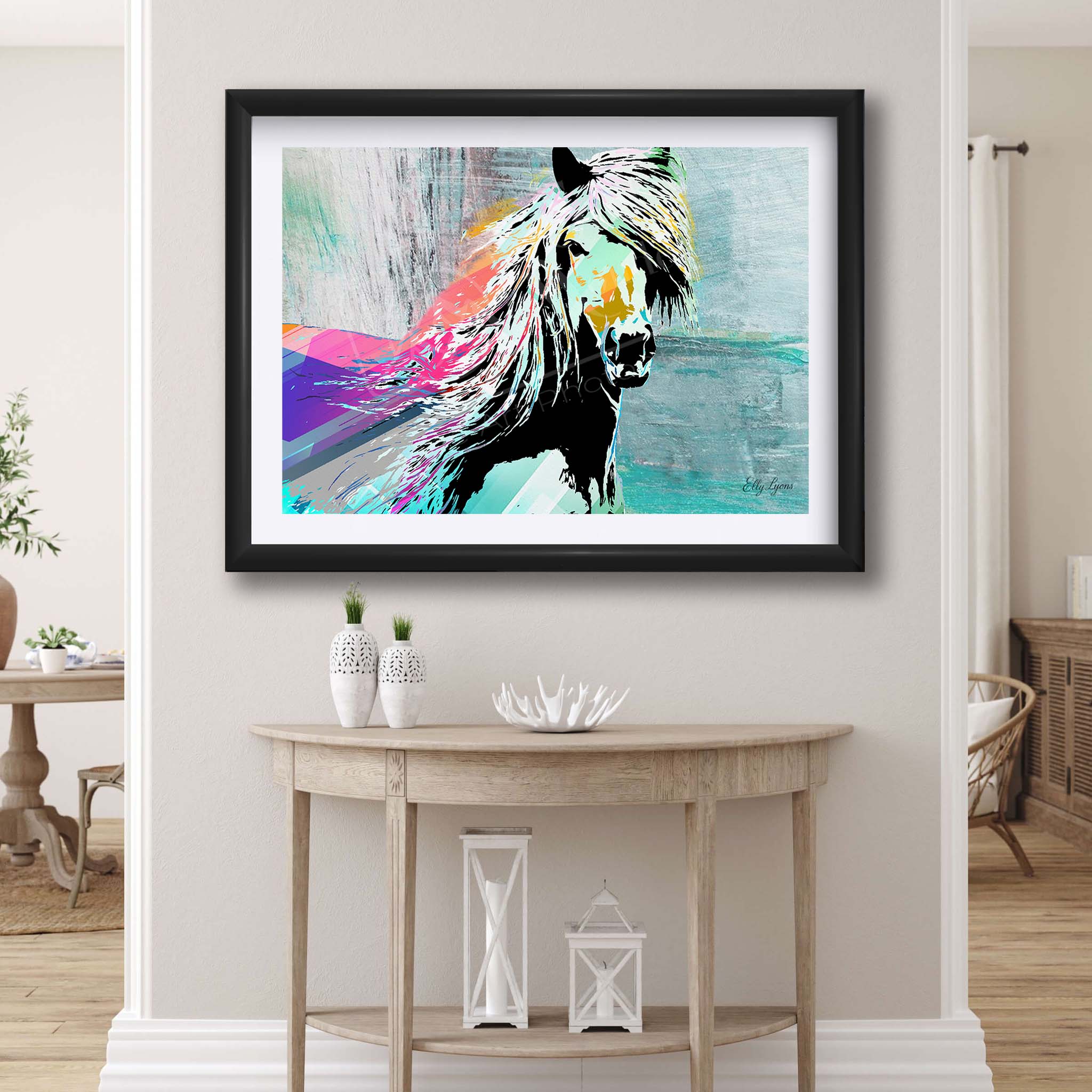 Abstract Horse Print - "Wild Spirit"