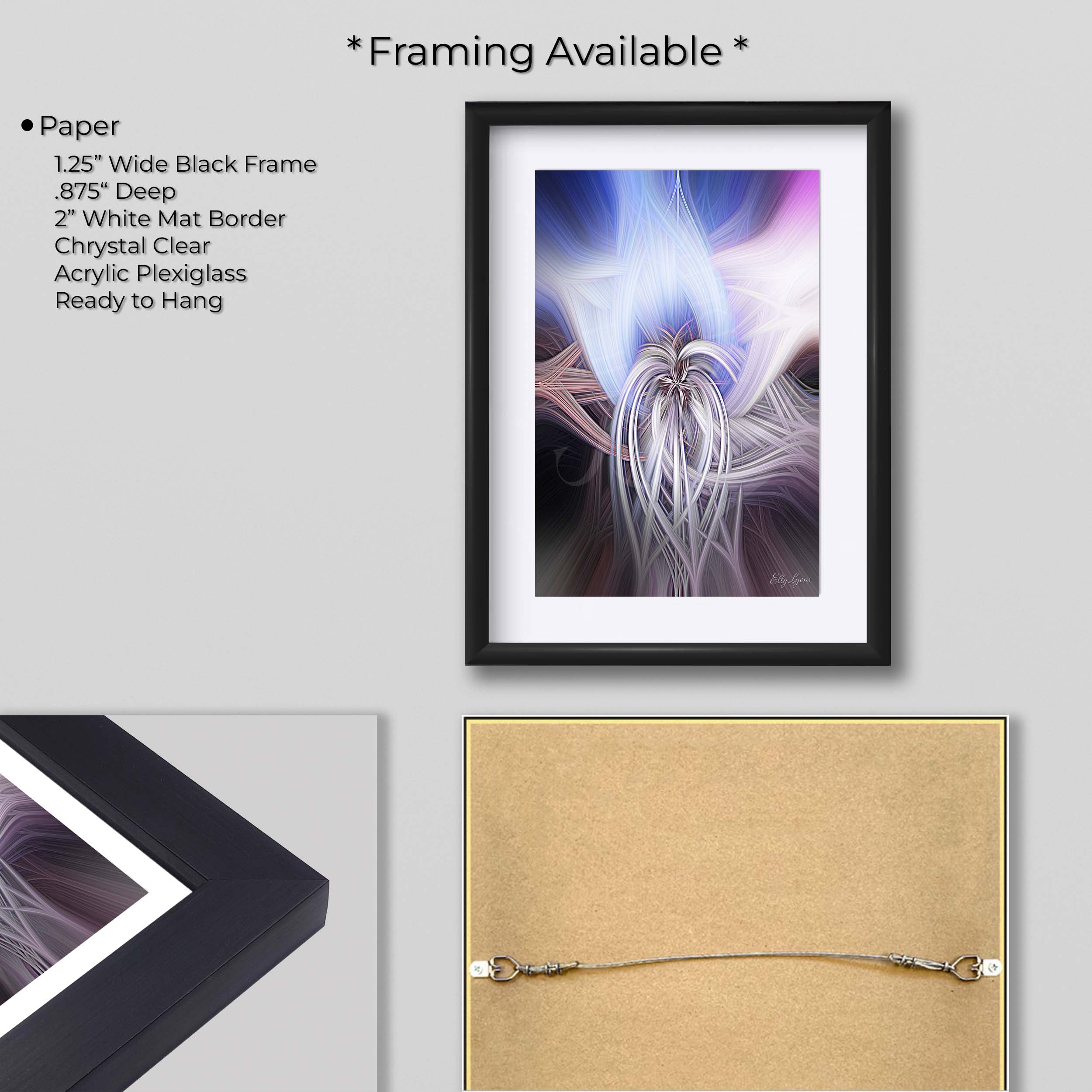 Ethereal Abstract Print - "The Light Within"