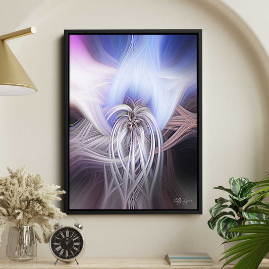 Ethereal Angel Print – Abstract Fine Art with Heavenly Light Decor & Calming Colors
