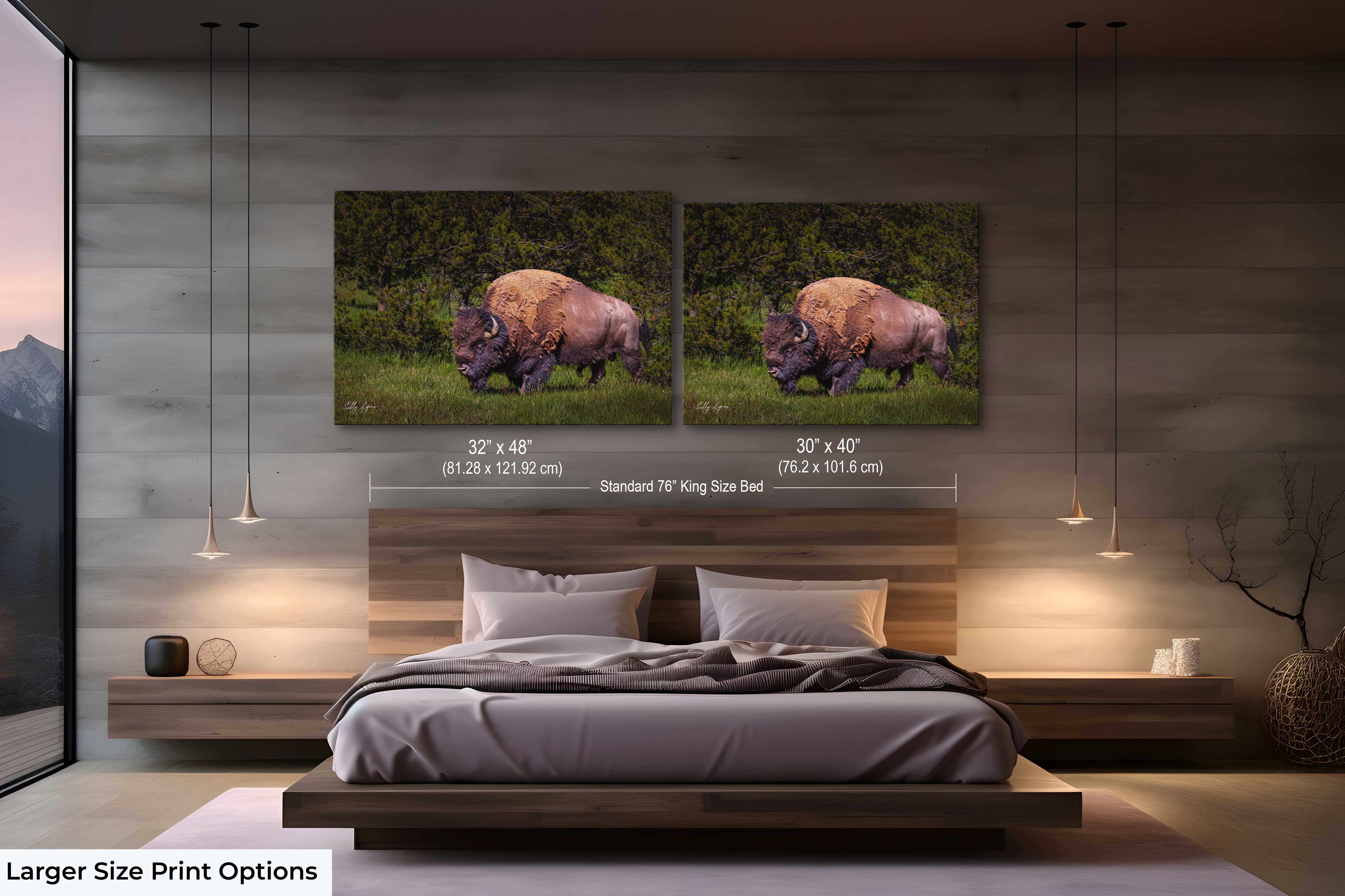 American Bison Wall Art – Majestic Wildlife Decor | Fine Art Nature Print