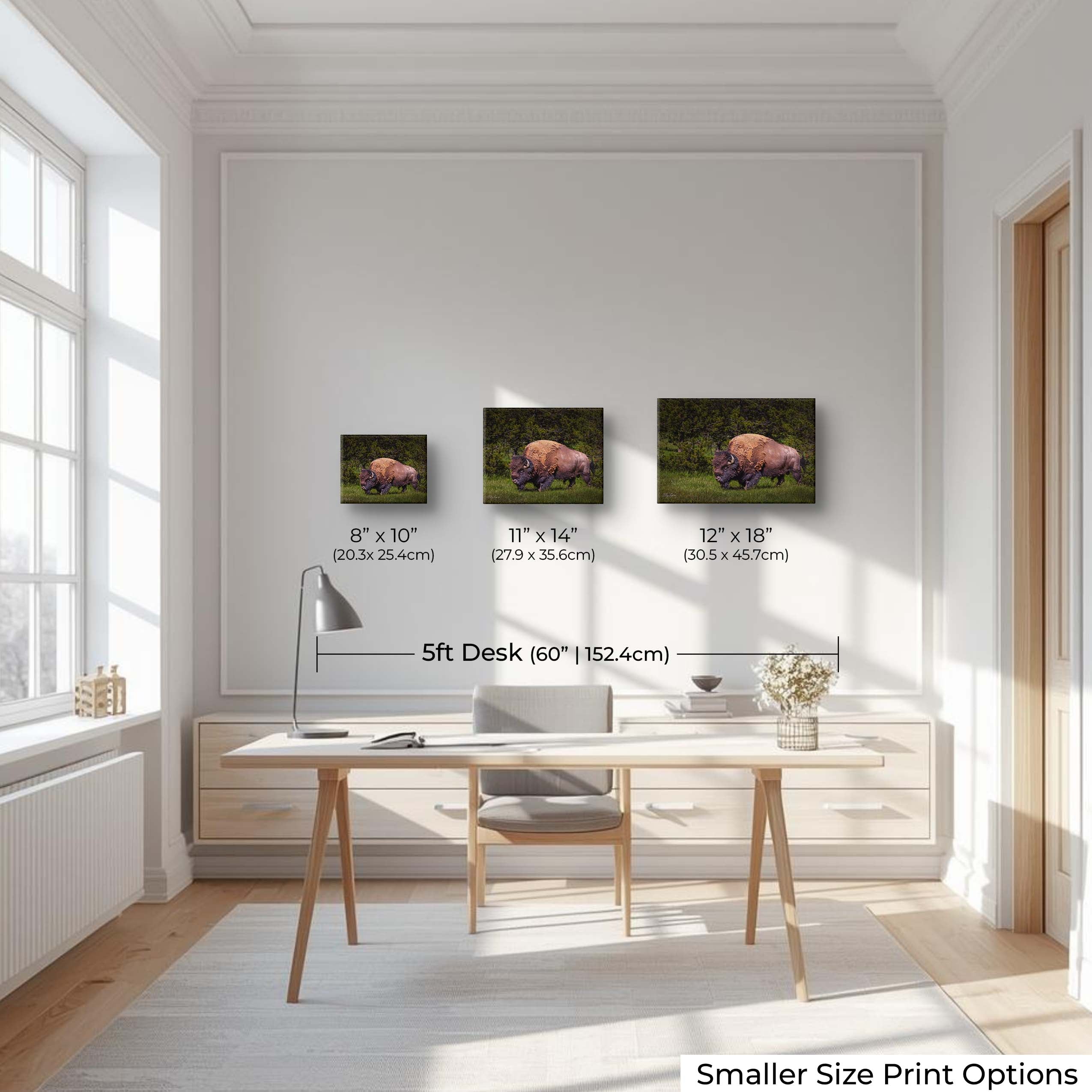 American Bison Wall Art – Majestic Wildlife Decor | Fine Art Nature Print