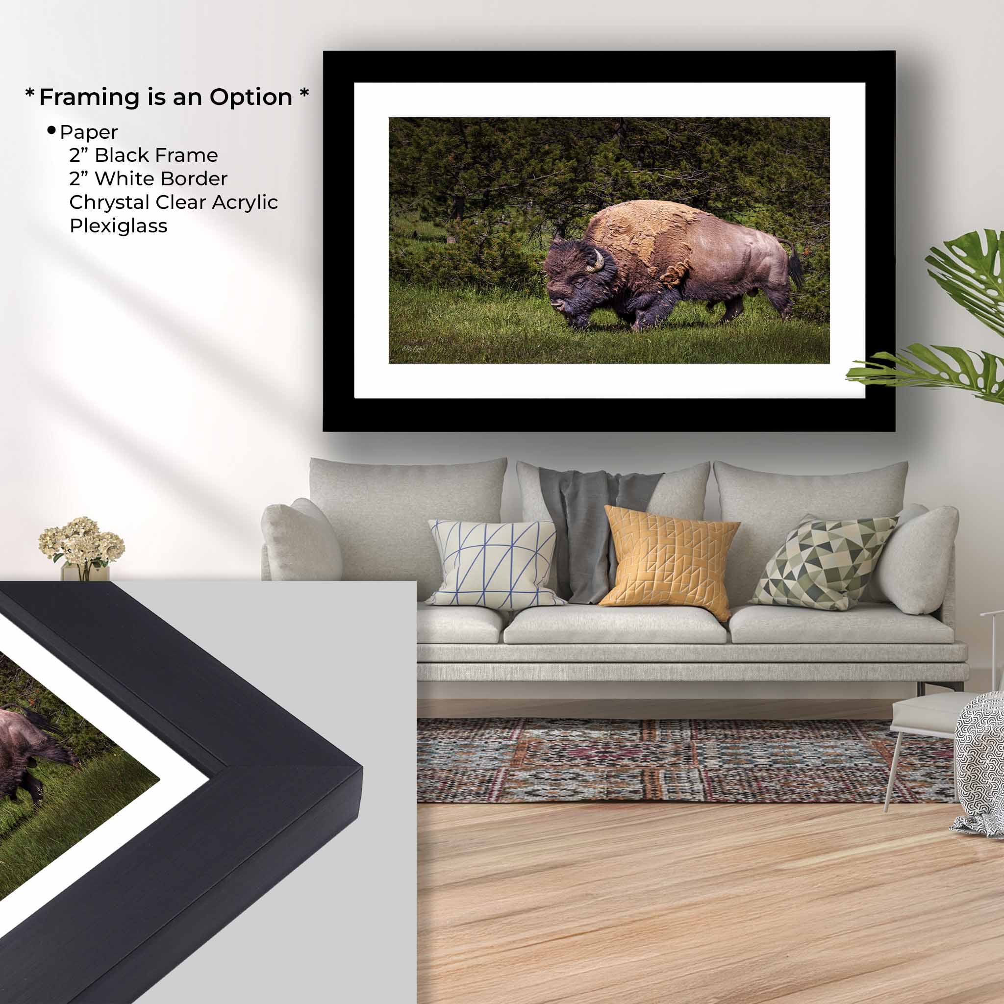 American Bison Wall Art – Majestic Wildlife Decor | Fine Art Nature Print