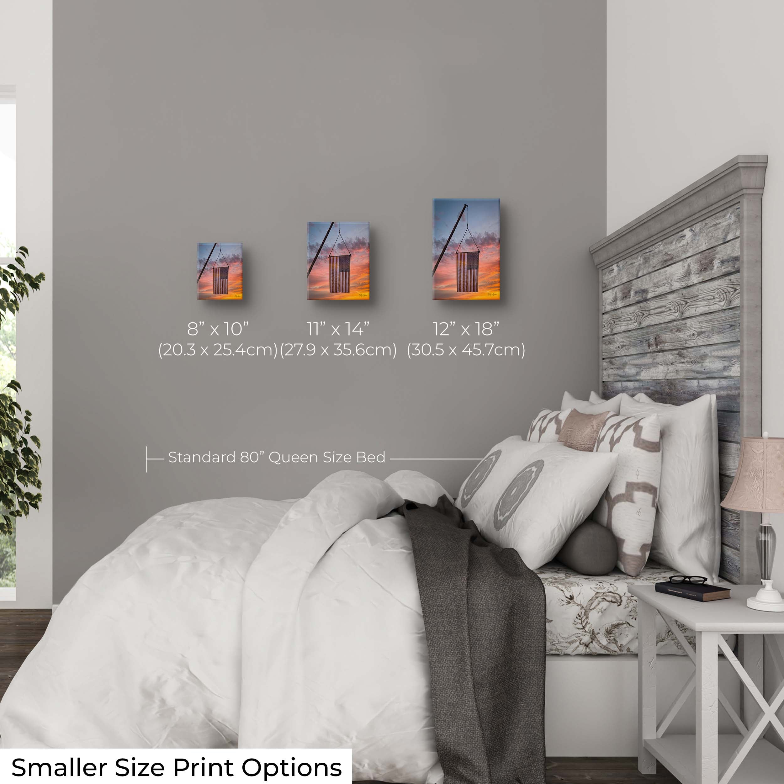 American Flag Art – Vibrant Country Fair Print | Rustic Patriotic Wall Decor