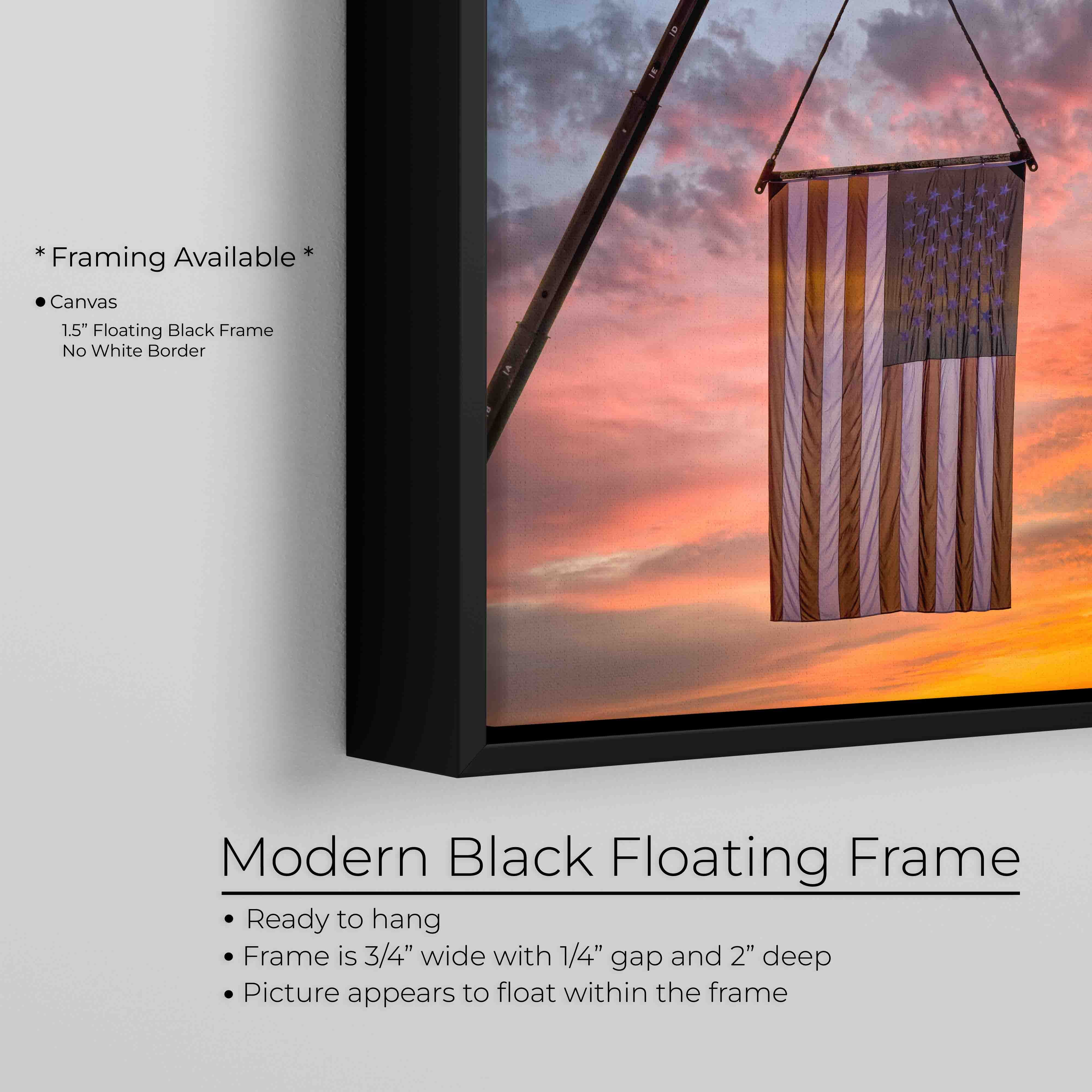 American Flag Art – Vibrant Country Fair Print | Rustic Patriotic Wall Decor