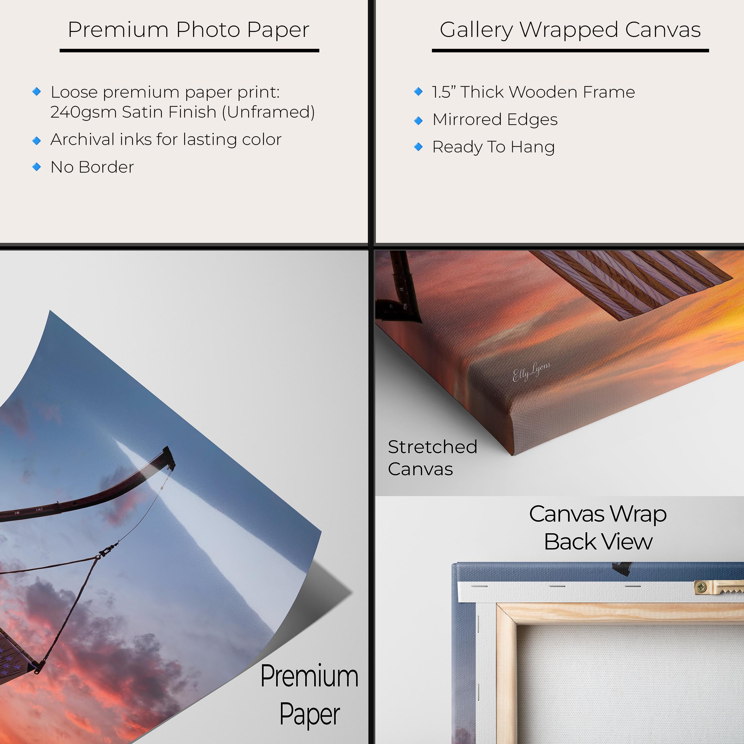 American Flag Art – Vibrant Country Fair Print | Rustic Patriotic Wall Decor