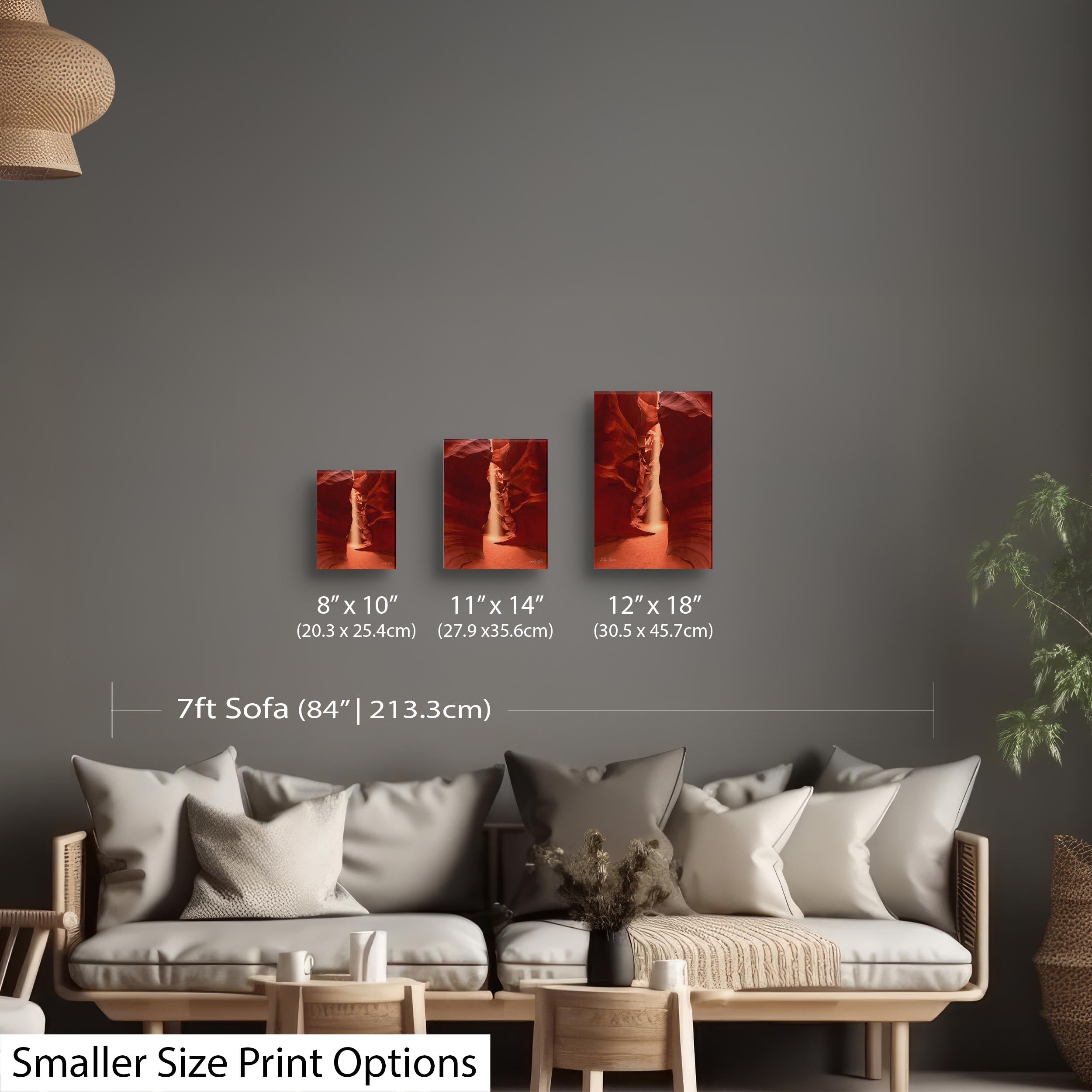 Antelope Canyon Light Beam Art Print