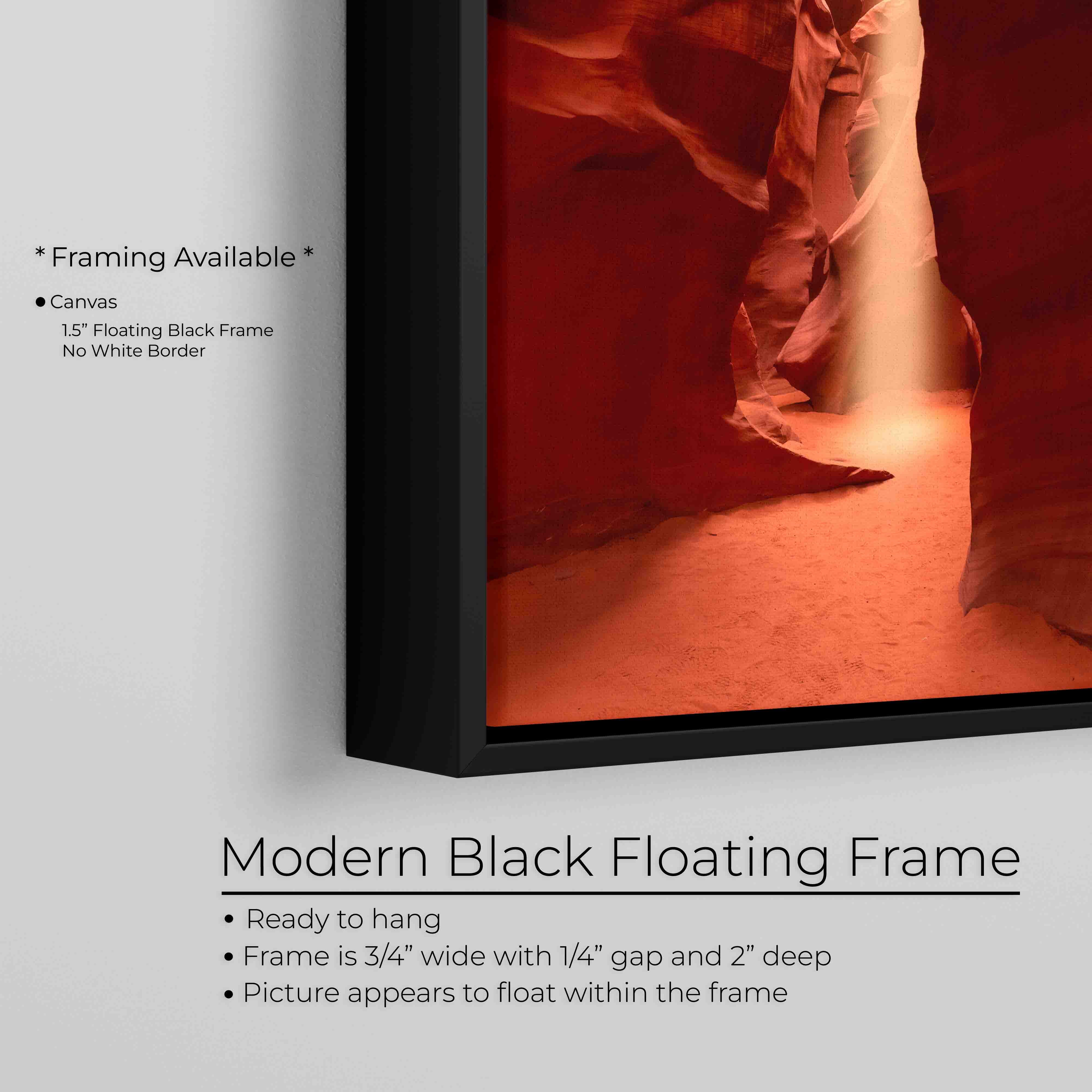 Antelope Canyon Light Beam Art Print