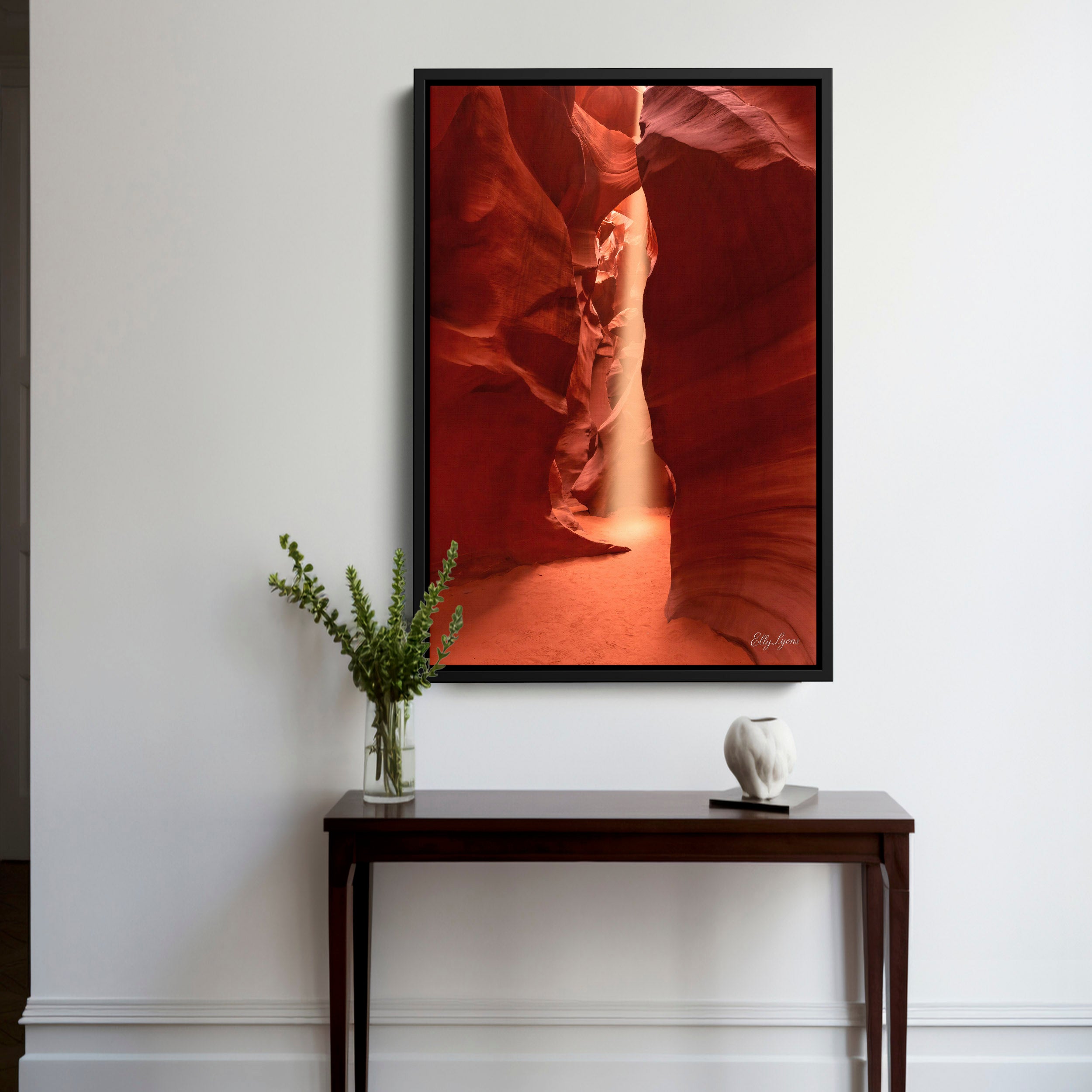 Antelope Canyon Light Beam Art Print