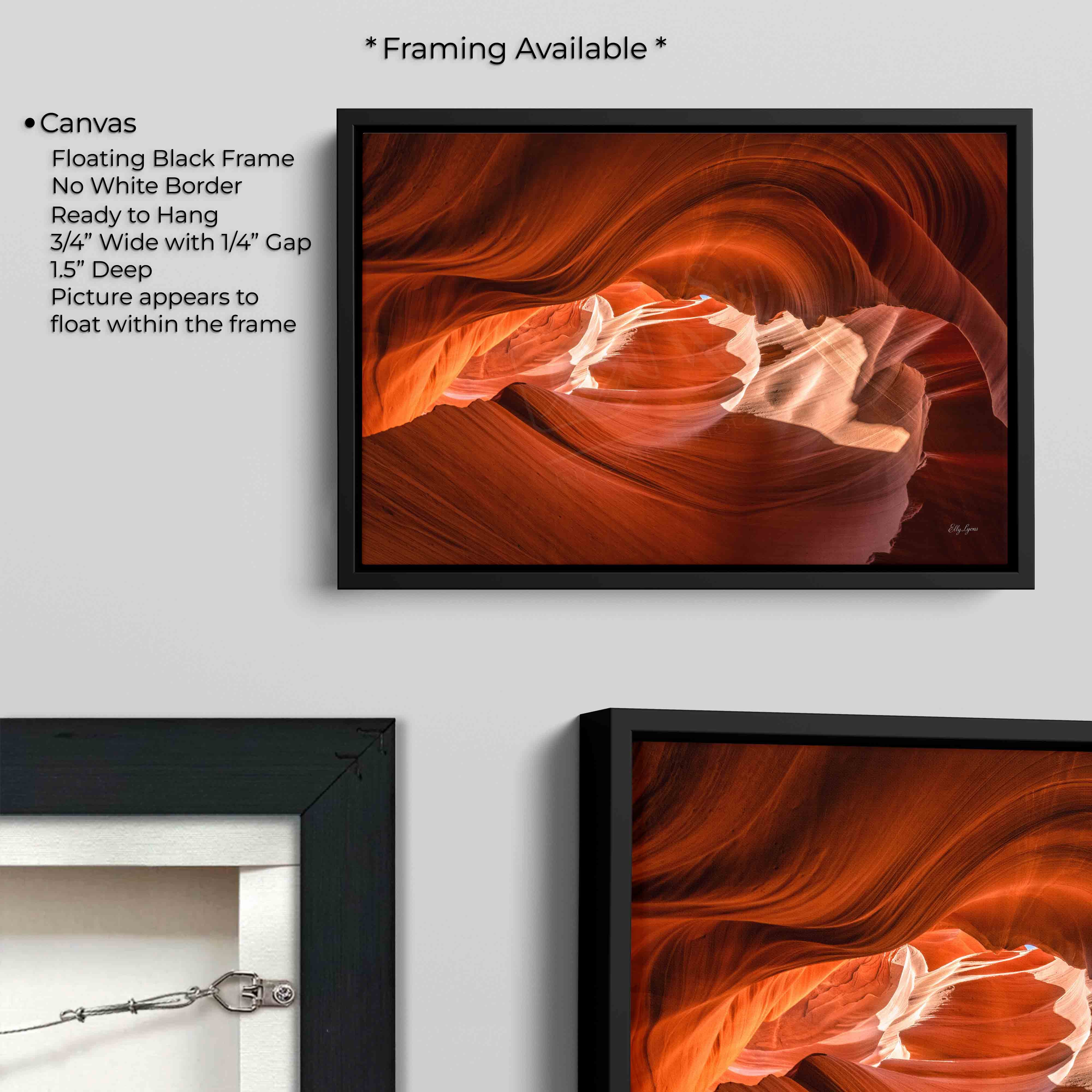 Antelope Canyon Print – Vibrant Flowing Sandstone Decor