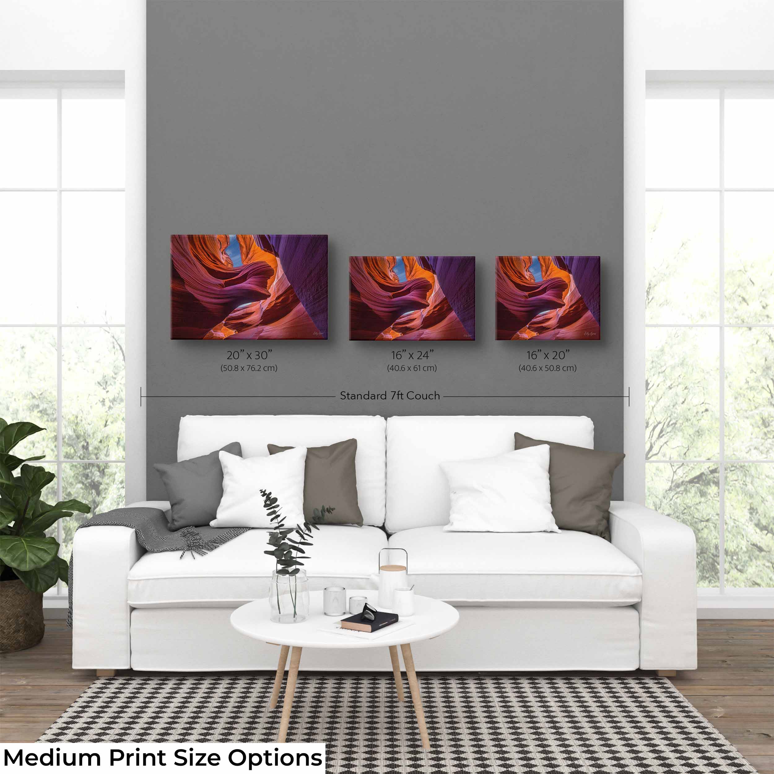 Antelope Canyon Fine Art Print - Lady In The Wind