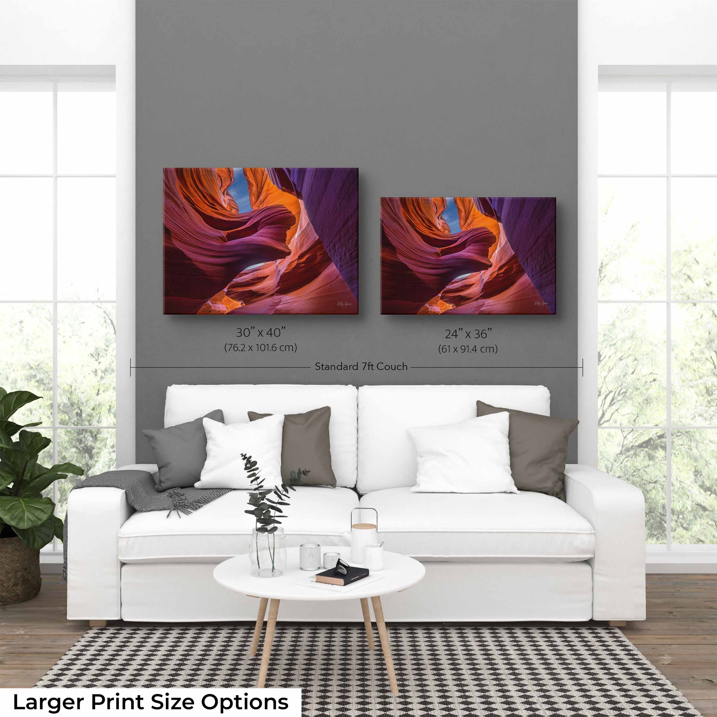 Antelope Canyon Fine Art Print - Lady In The Wind