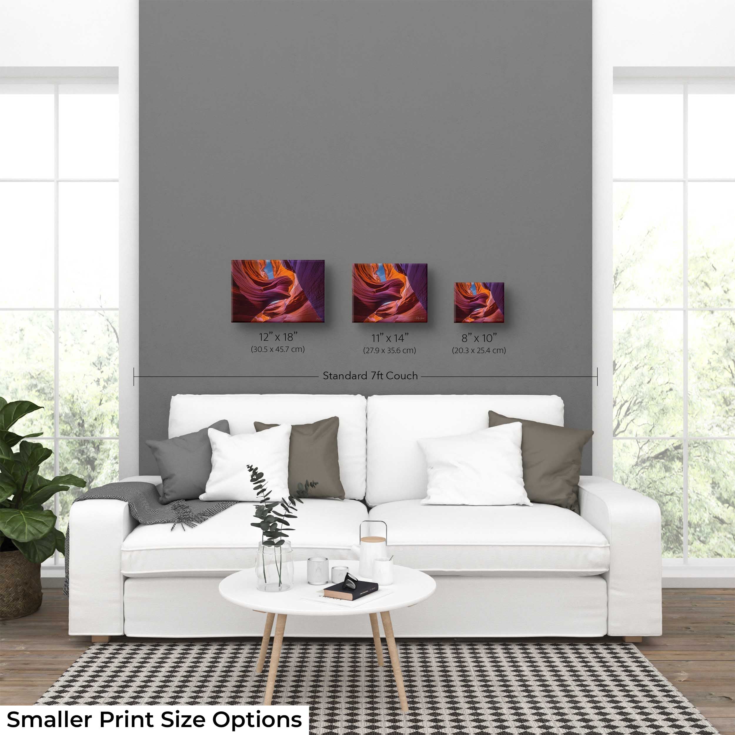 Antelope Canyon Fine Art Print - Lady In The Wind