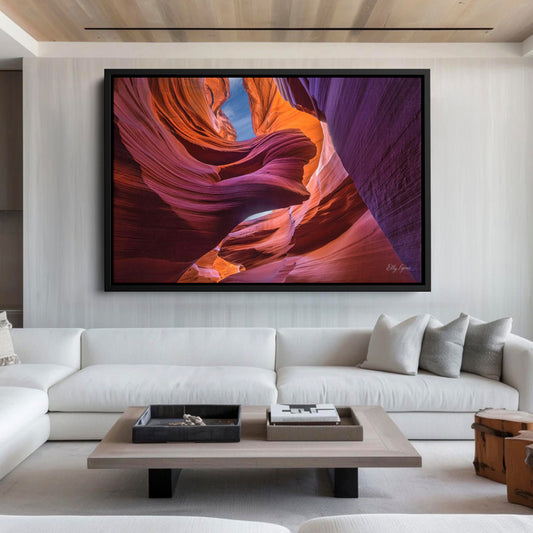 Antelope Canyon Fine Art Print - Lady In The Wind