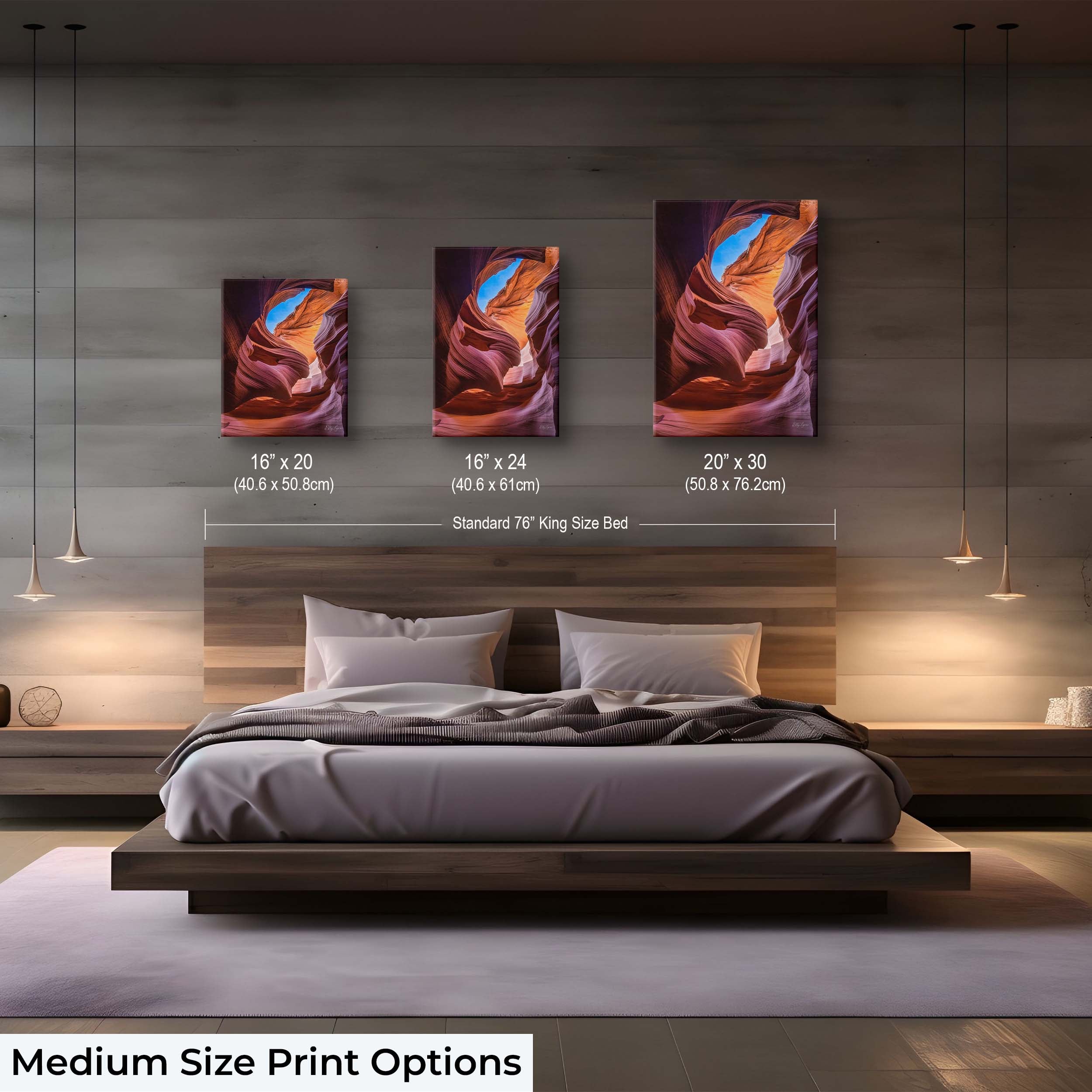 Antelope Canyon Art Print – Lady In The Wind Wall Decor