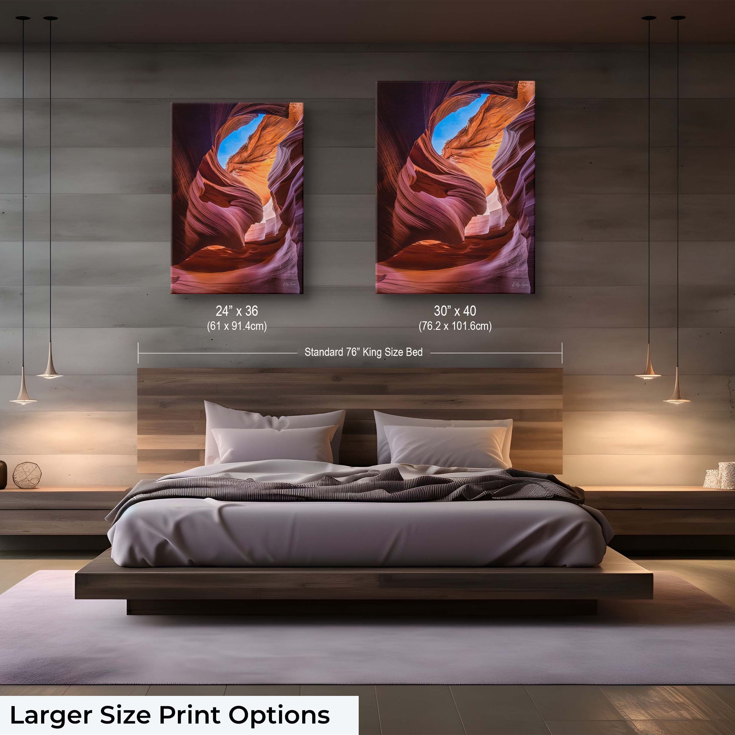 Antelope Canyon Art Print – Lady In The Wind Wall Decor