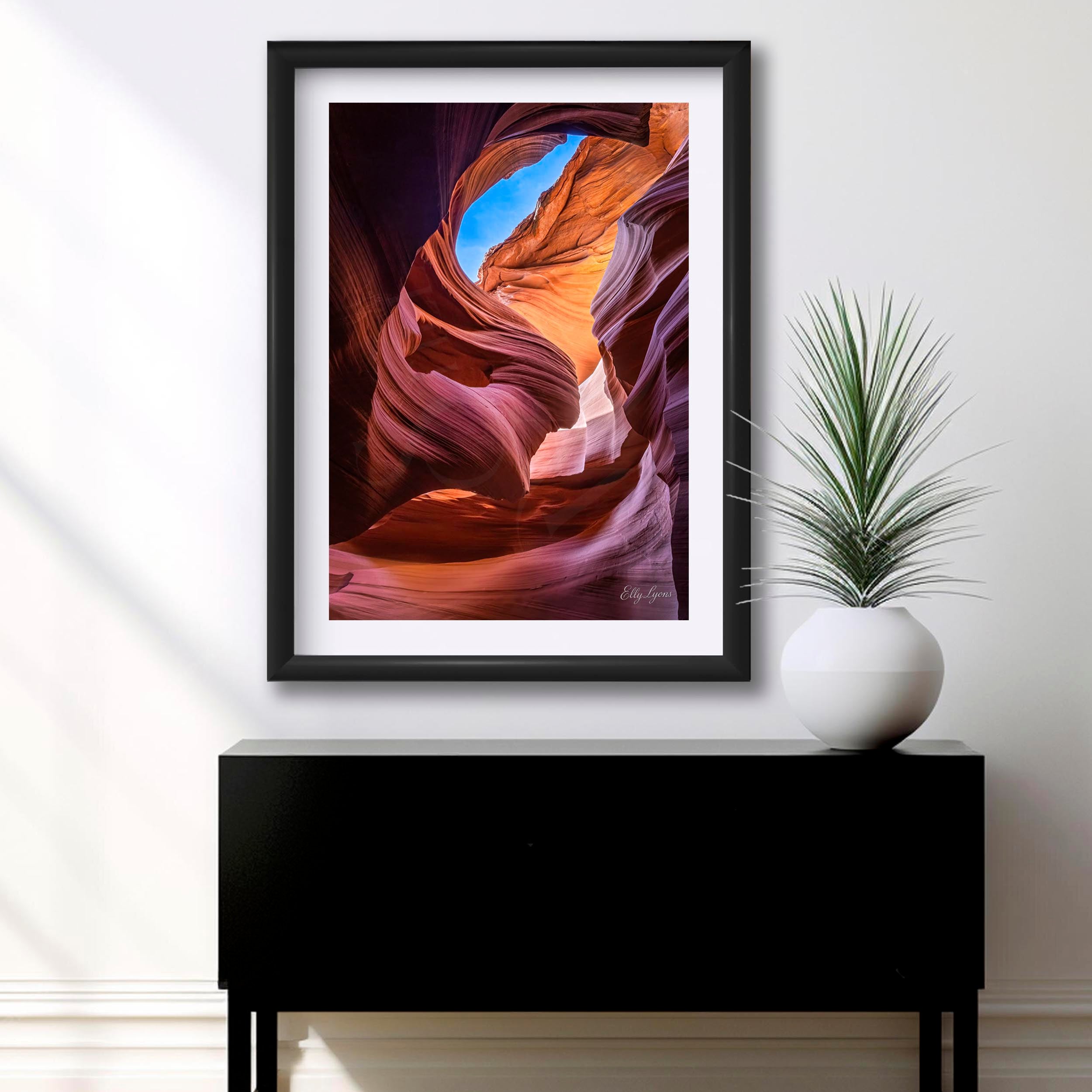 Antelope Canyon Art Print – Lady In The Wind Wall Decor