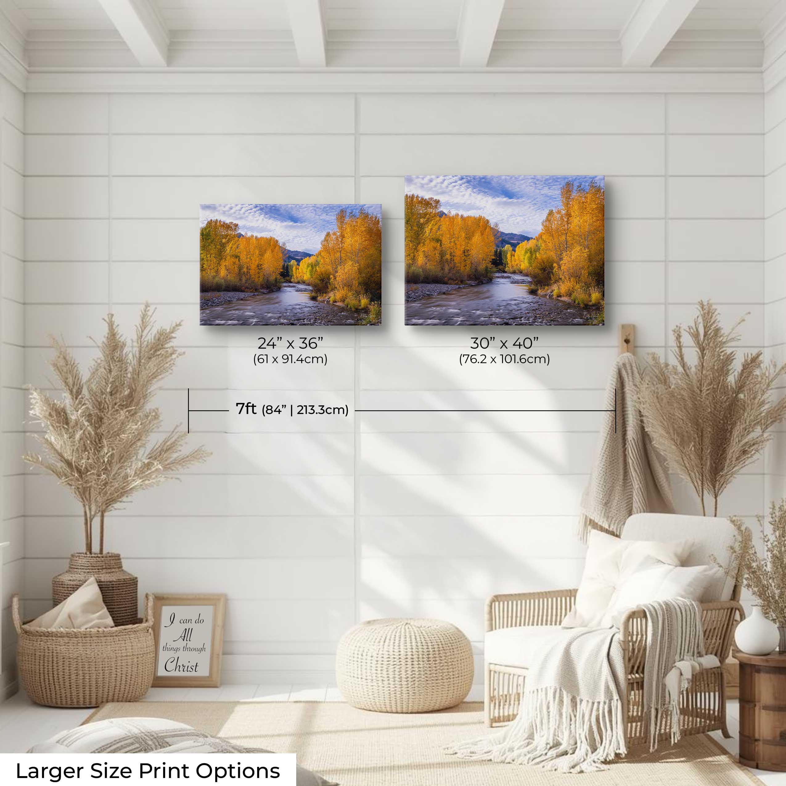 Sun Valley Idaho Landscape Print - “Whispers Through the Aspens”
