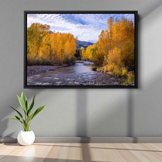 “Whispers Through the Aspens” – Sun Valley Landscape Fine Art Print