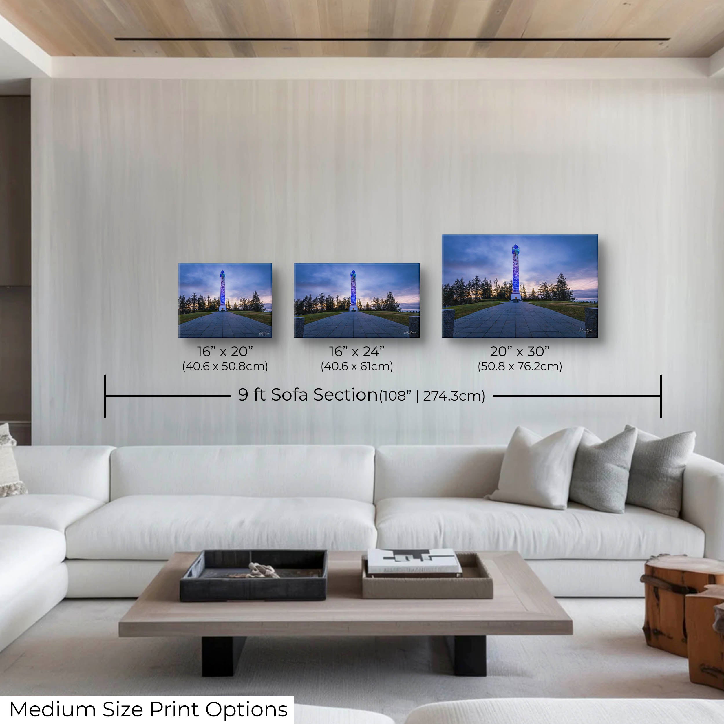 Astoria Column Print - "Crowned in Light"