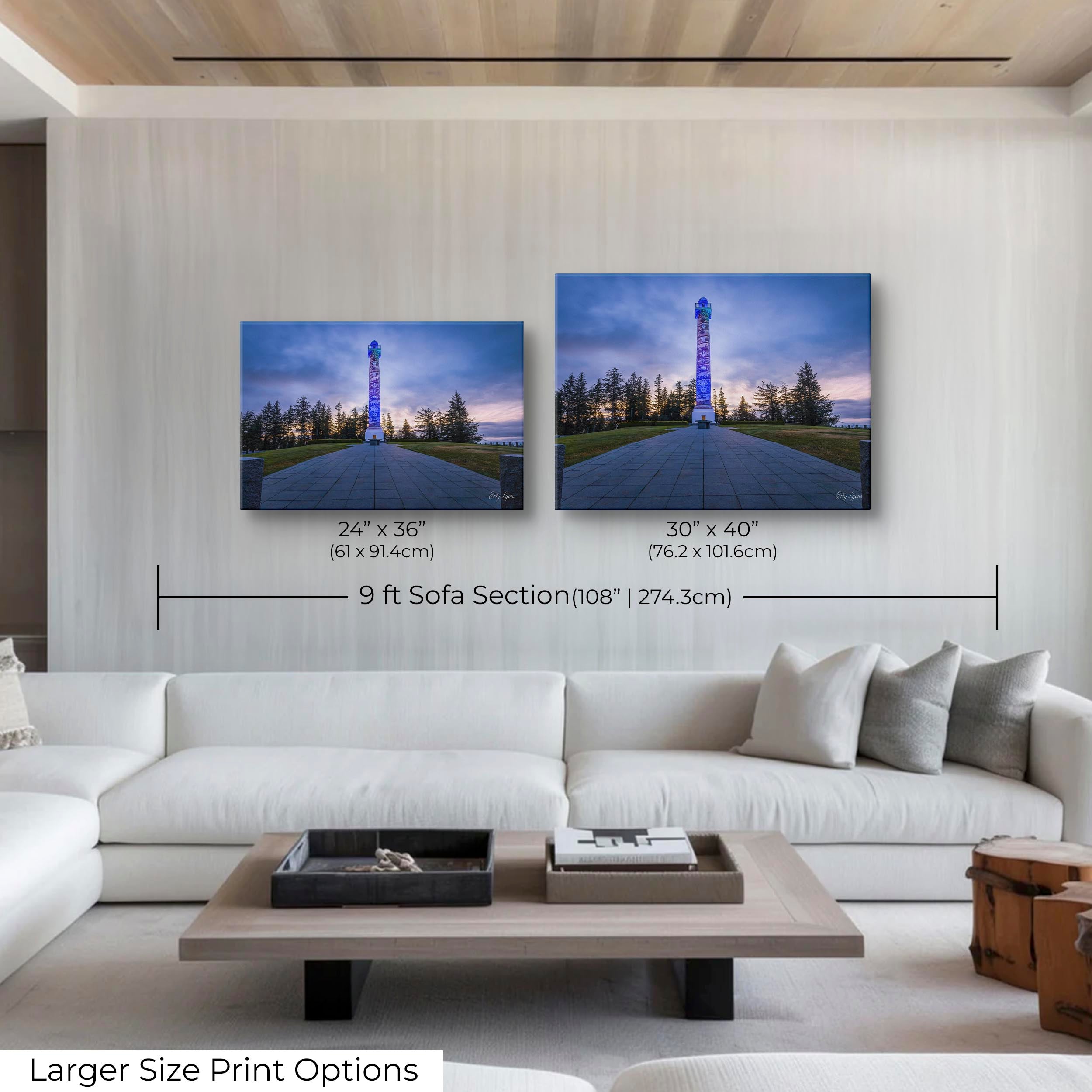 Astoria Column Print - "Crowned in Light"