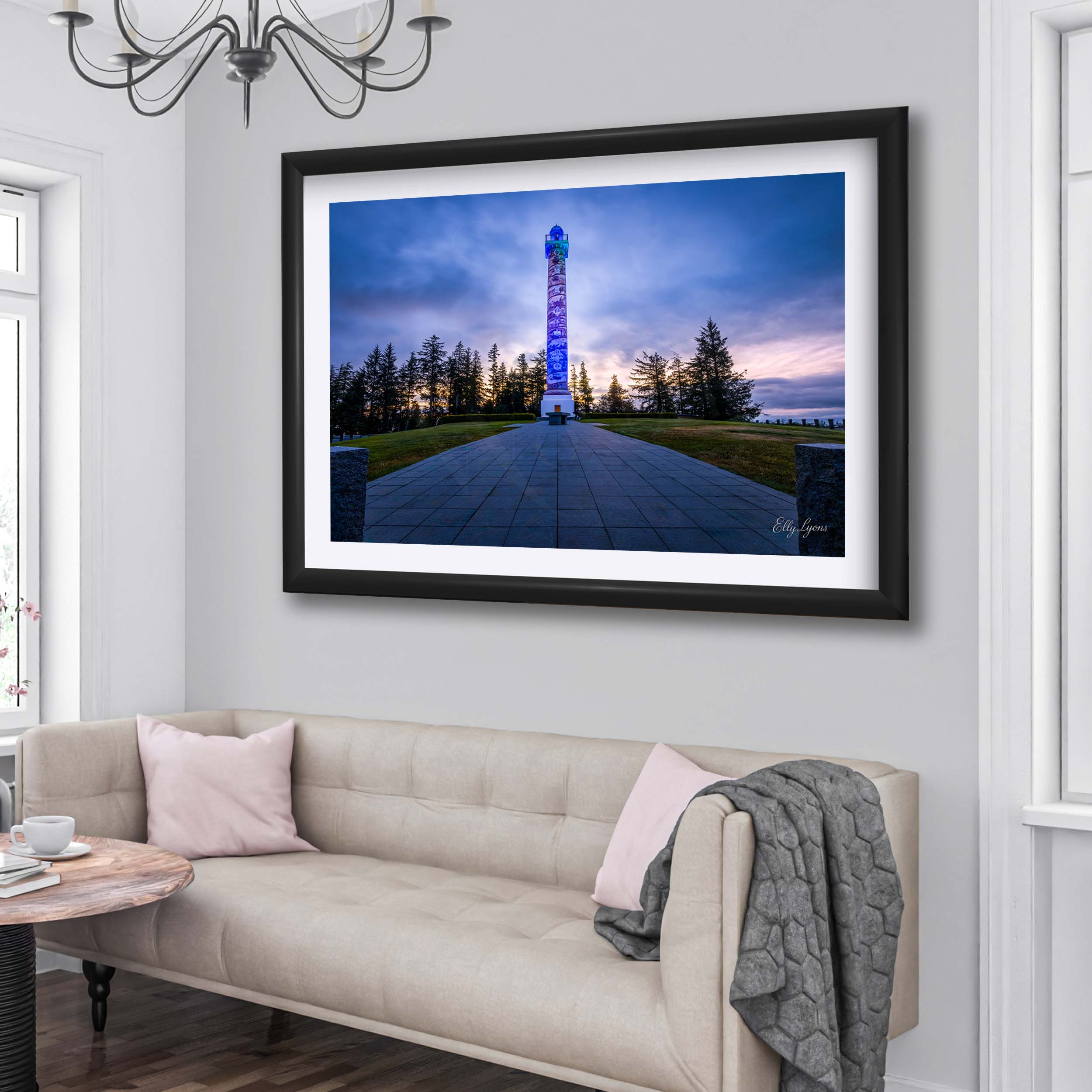 Astoria Column Print - "Crowned in Light"