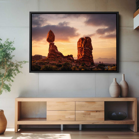 "Desert Wonder" - Balanced Rock Arches National Park Fine Art Print