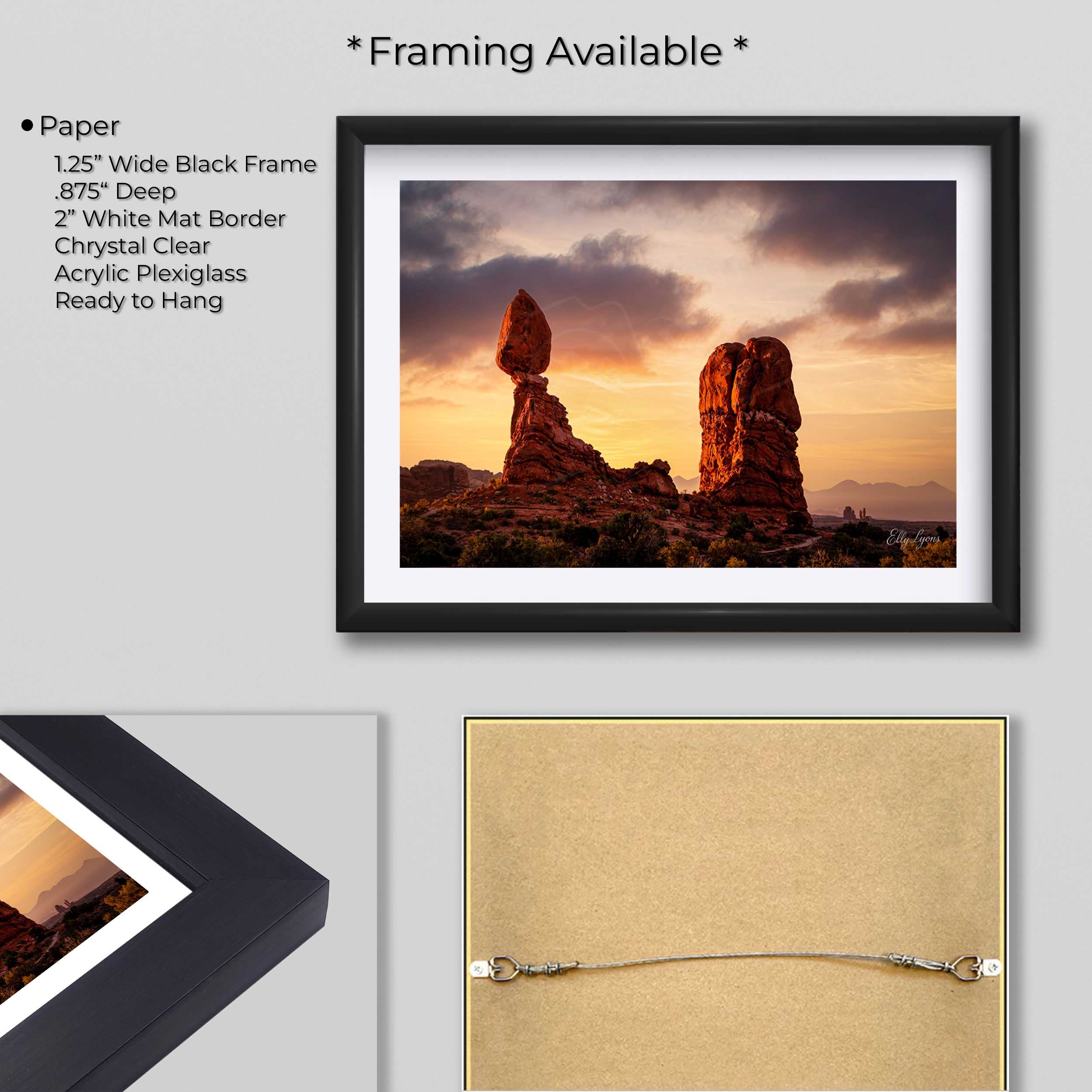 Balanced Rock Arches National Park Print - "Desert Wonder"