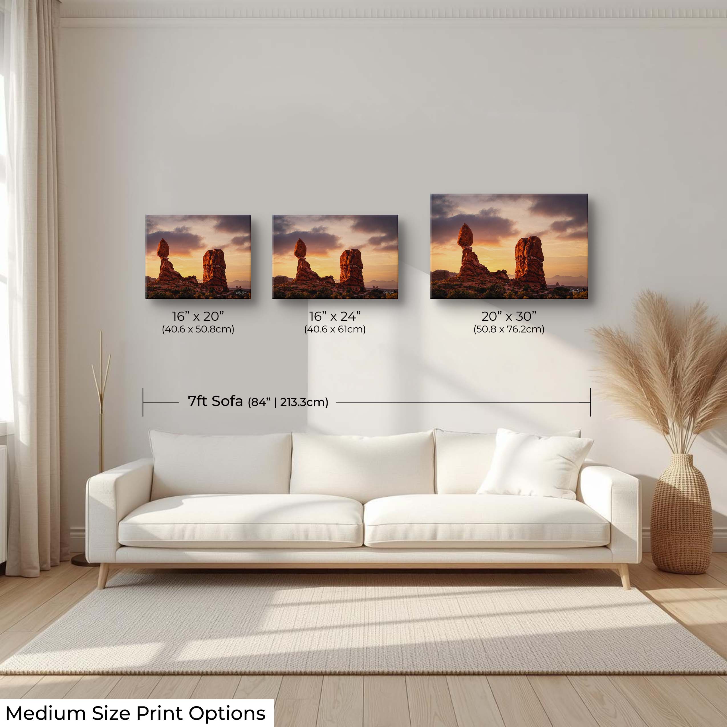 Balanced Rock Arches National Park Print - "Desert Wonder"