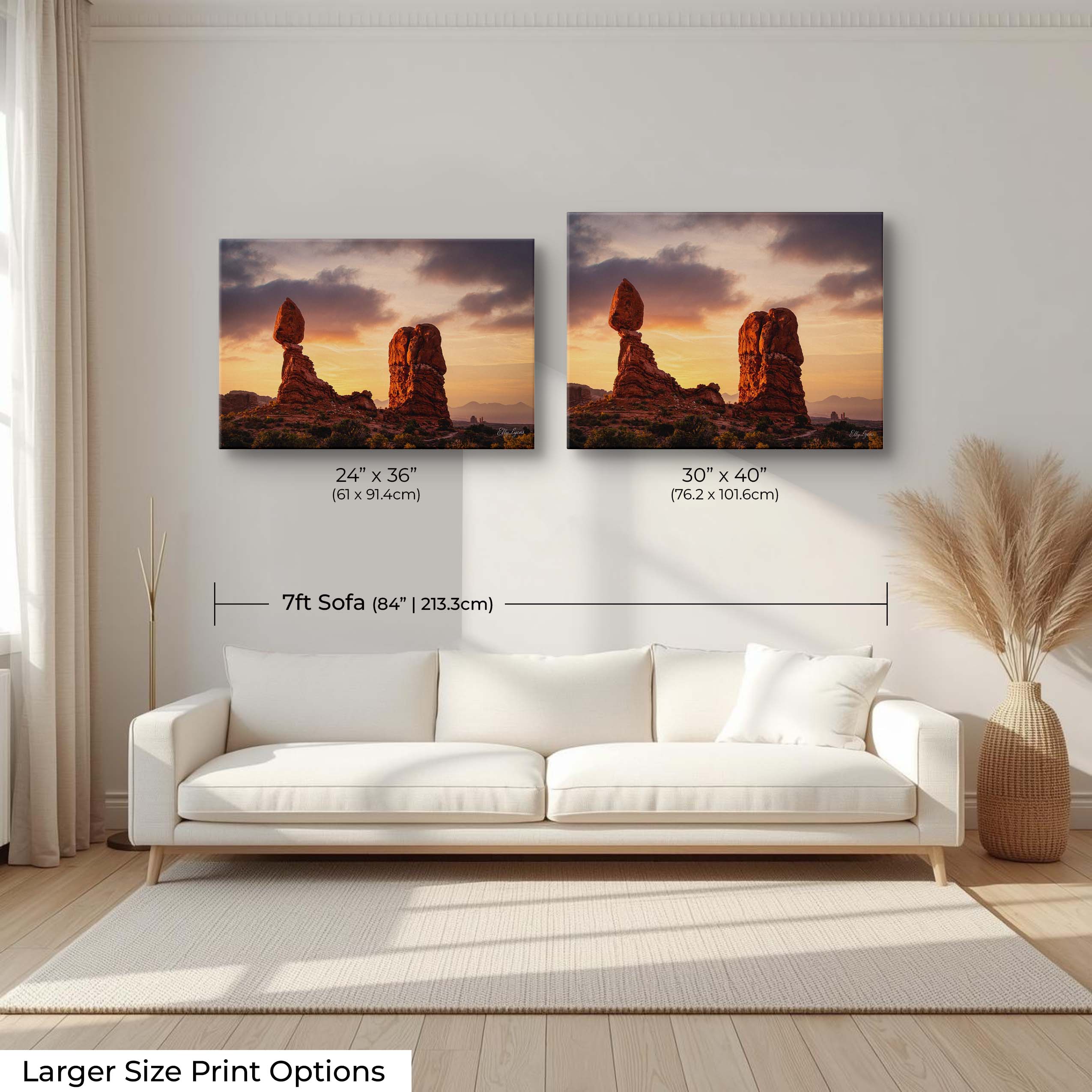Balanced Rock Arches National Park Print - "Desert Wonder"