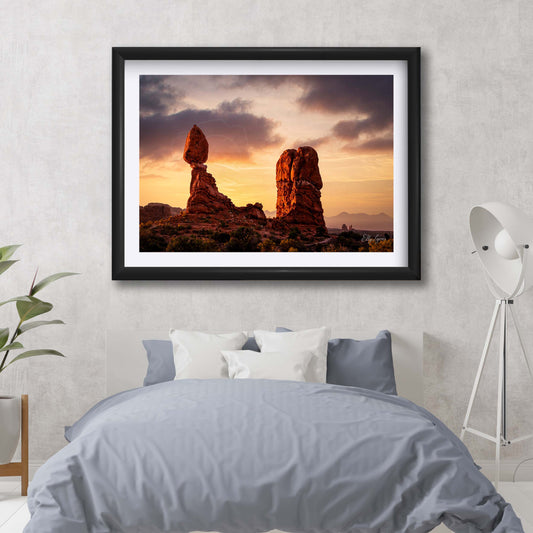 Balanced Rock Arches National Park Print - "Desert Wonder"