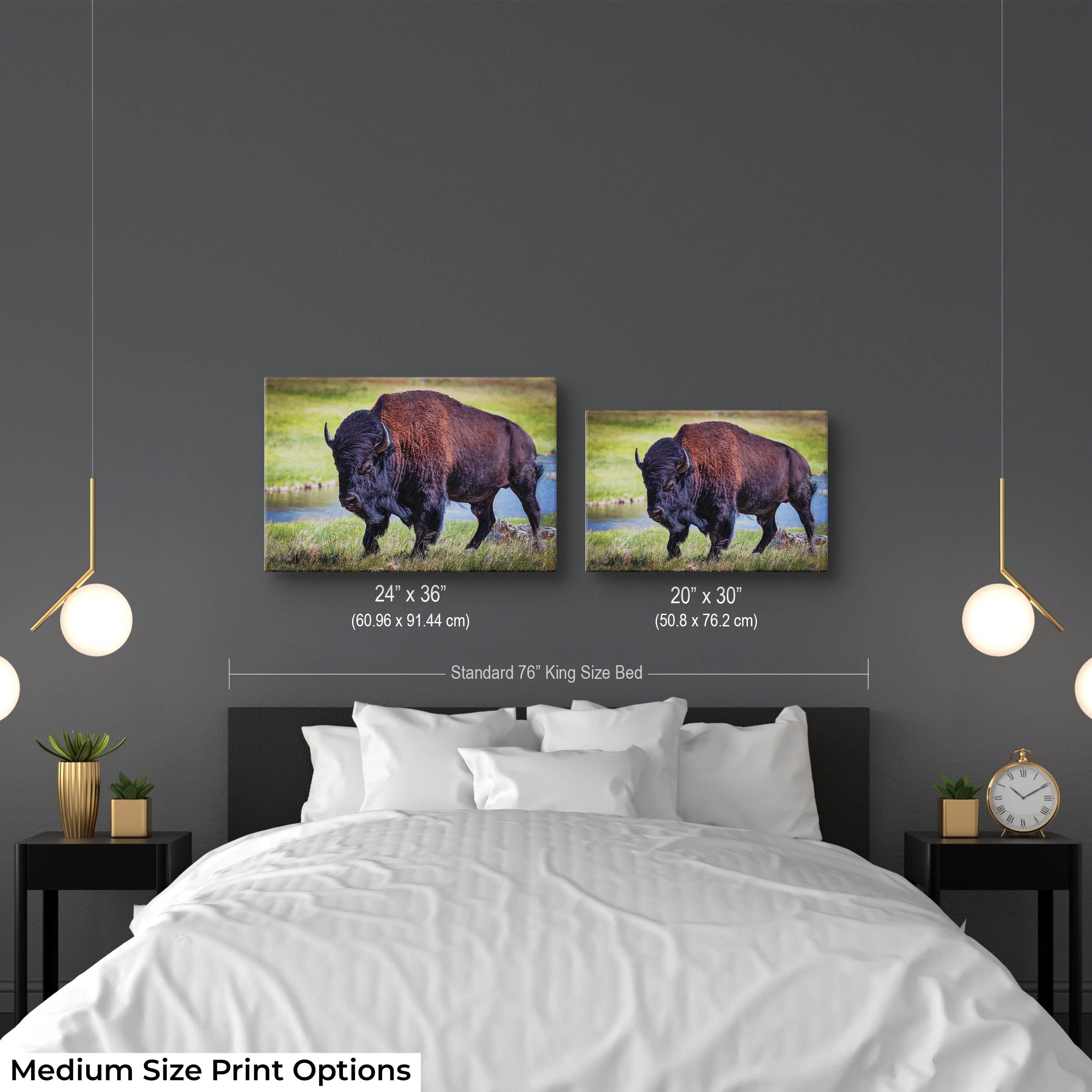 American Bison Art Print – Yellowstone Wildlife Art Prints