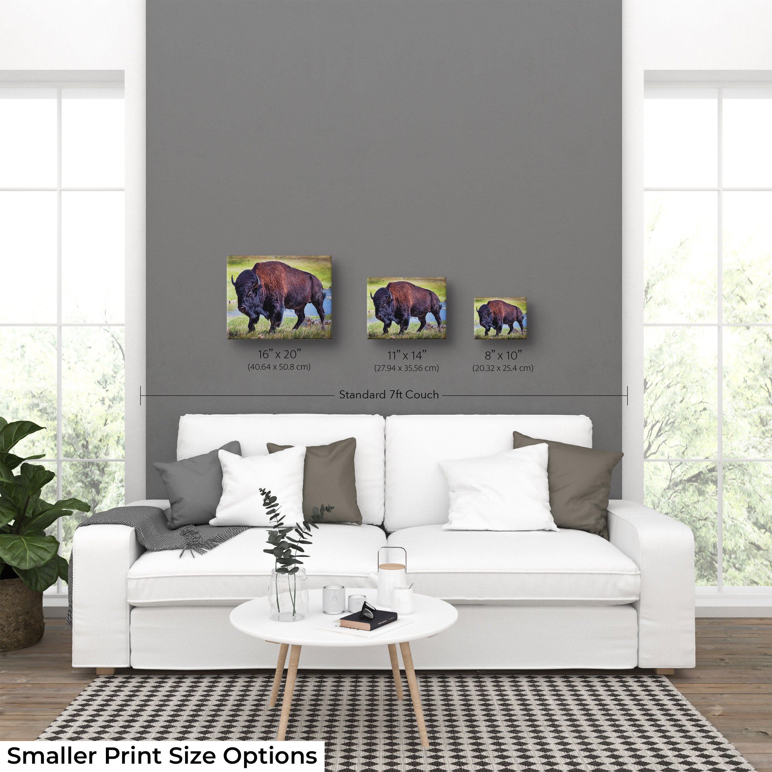 American Bison Art Print – Yellowstone Wildlife Art Prints
