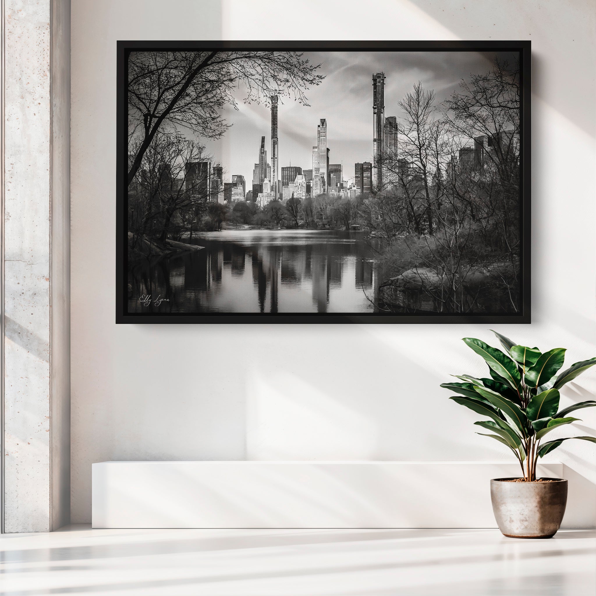 "Reflections of Manhattan" - Where Nature Meets Skyline