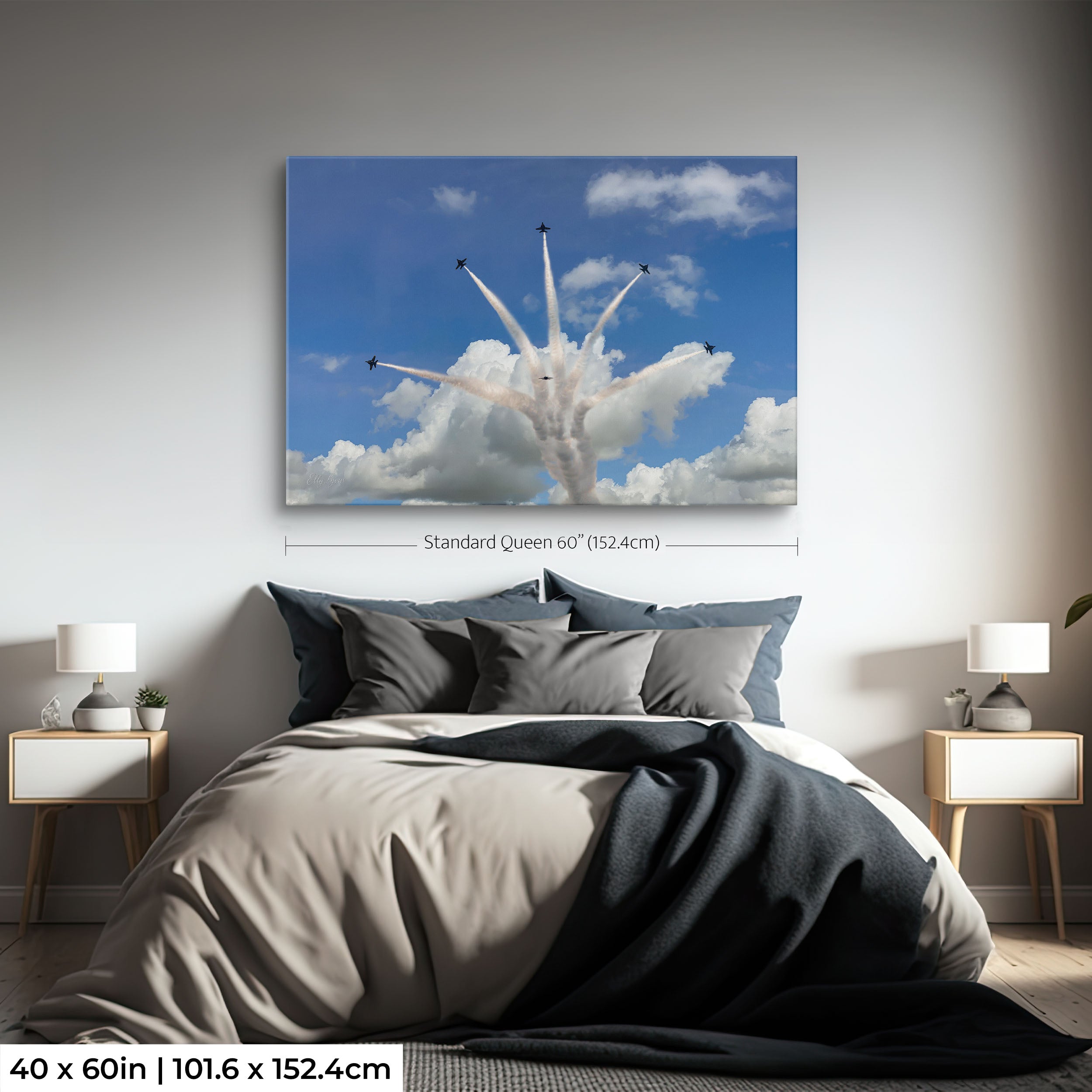 Blue Angels Delta Burst Fine Art Print – US Navy Flight Demonstration Team Wall Art