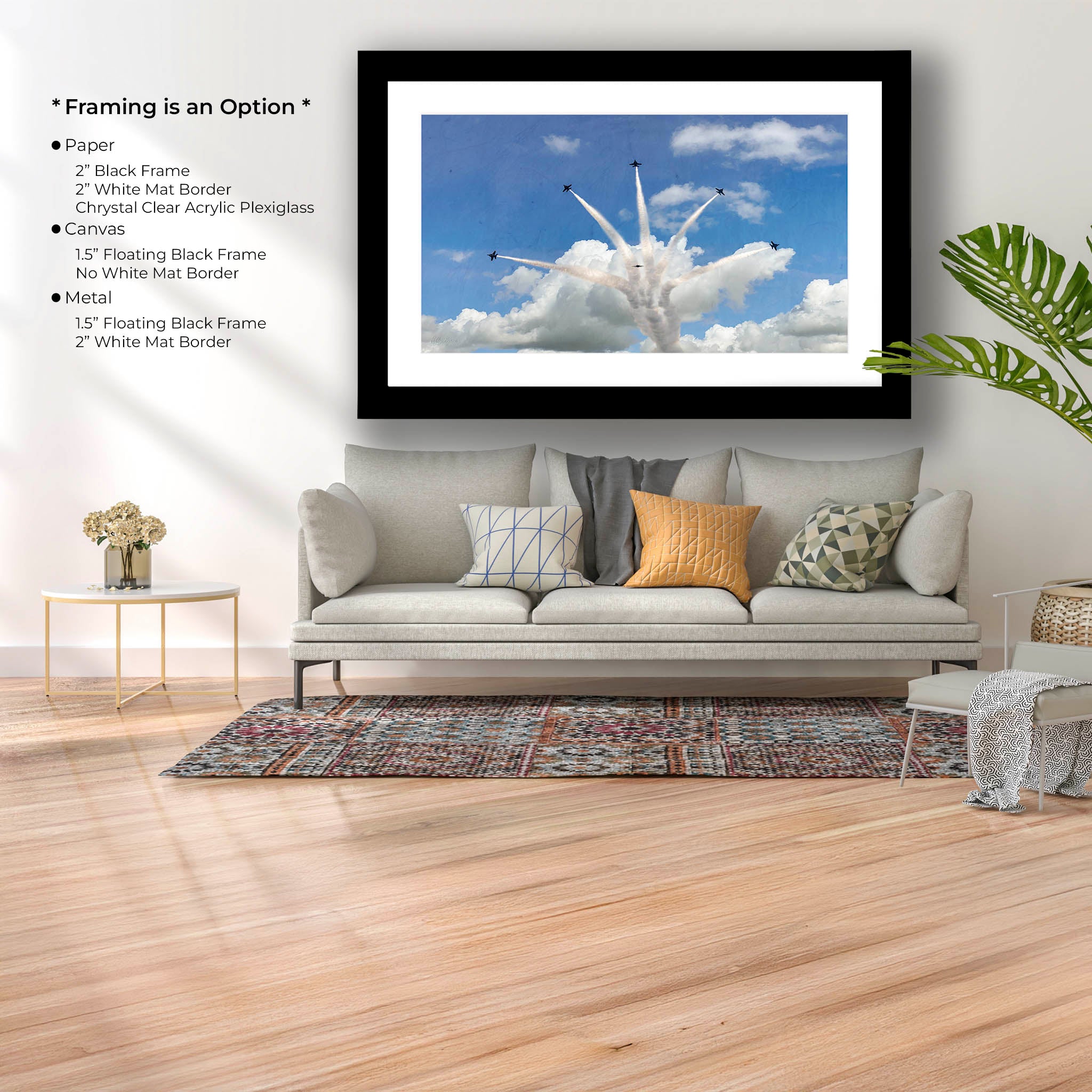 Blue Angels Delta Burst Fine Art Print – US Navy Flight Demonstration Team Wall Art