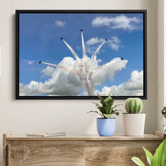 Blue Angels Delta Burst Fine Art Print – US Navy Flight Demonstration Team Wall Art
