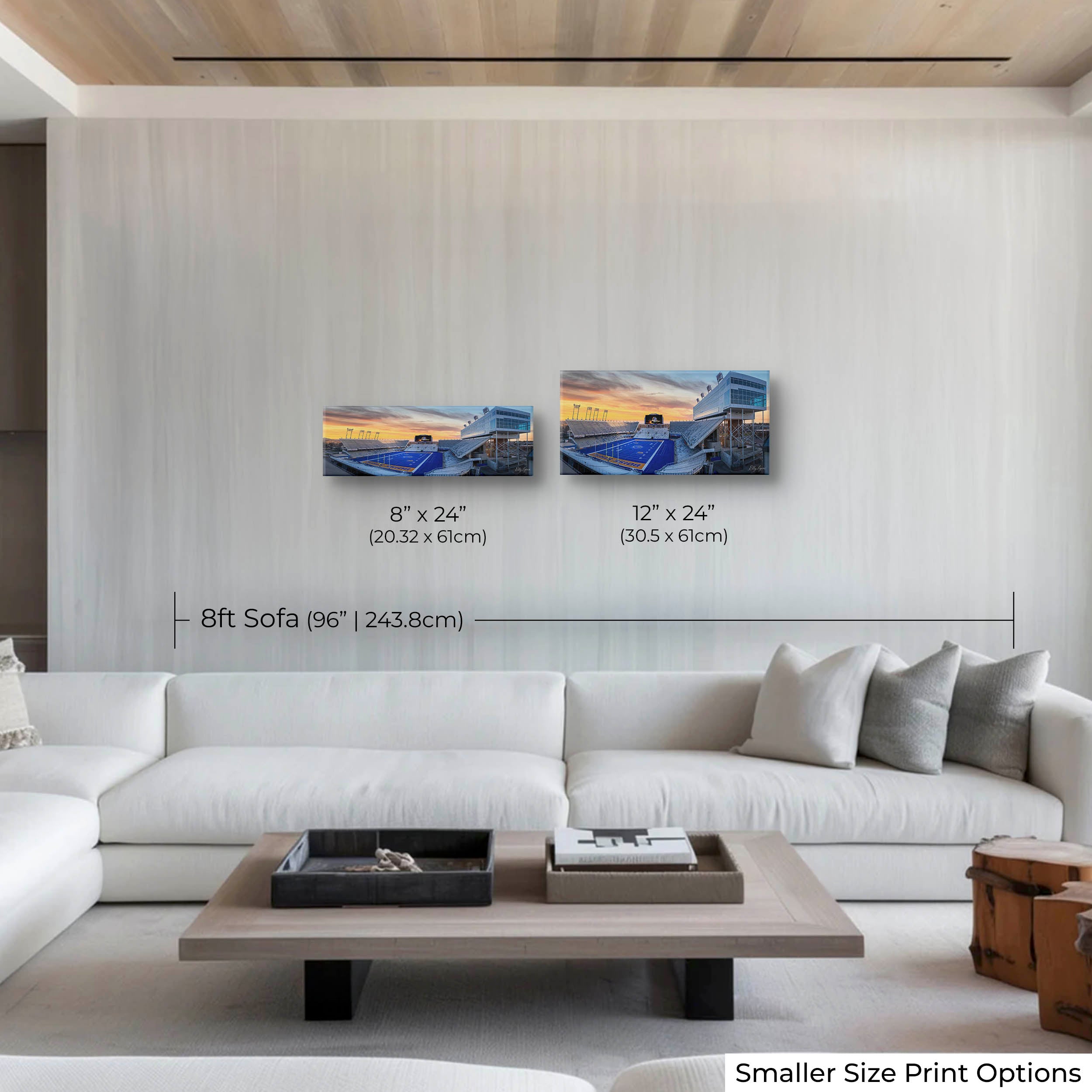 Boise State Broncos Albertsons Stadium Fine Art Print