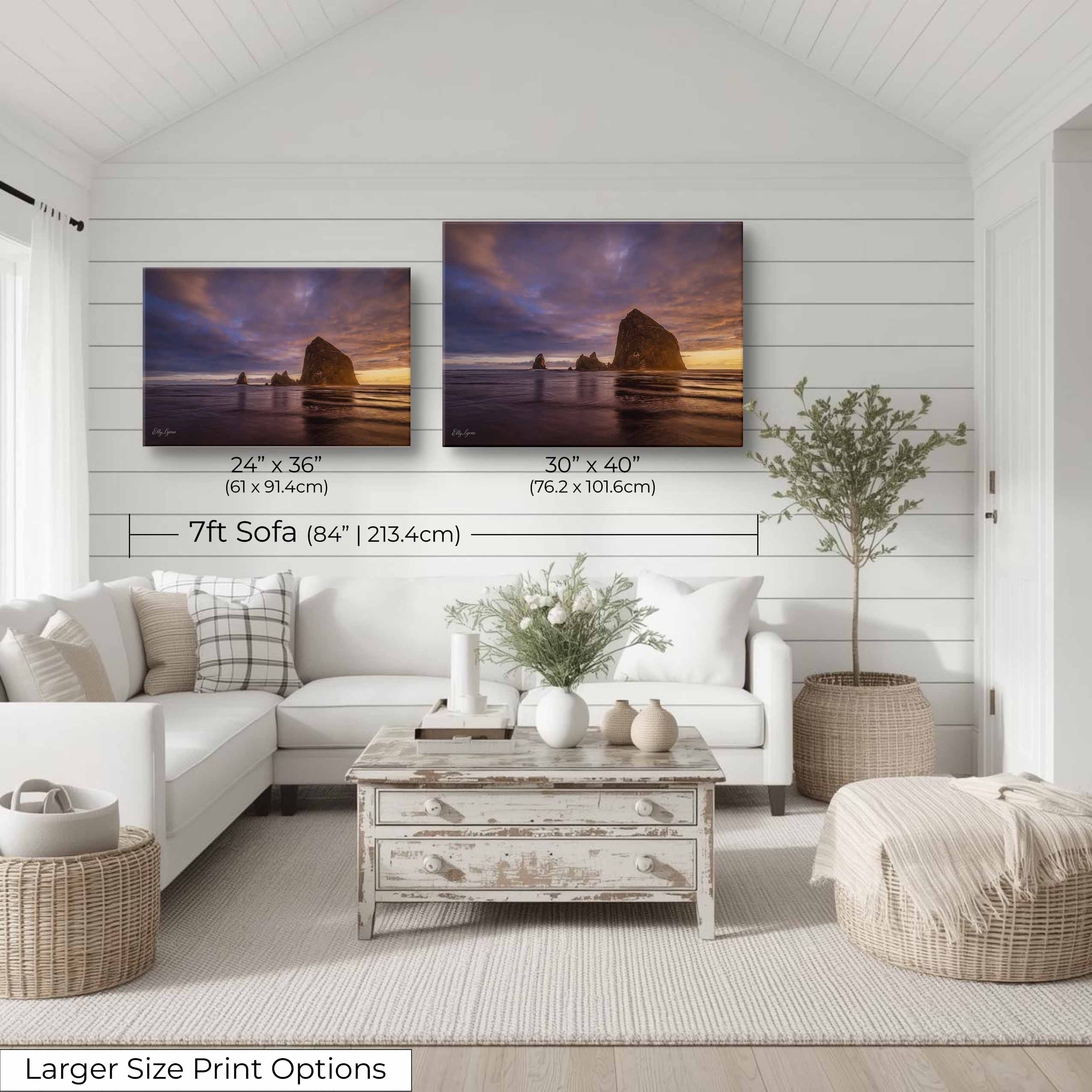 "Refuge in the Chaos" – Haystack Rock at Sunset